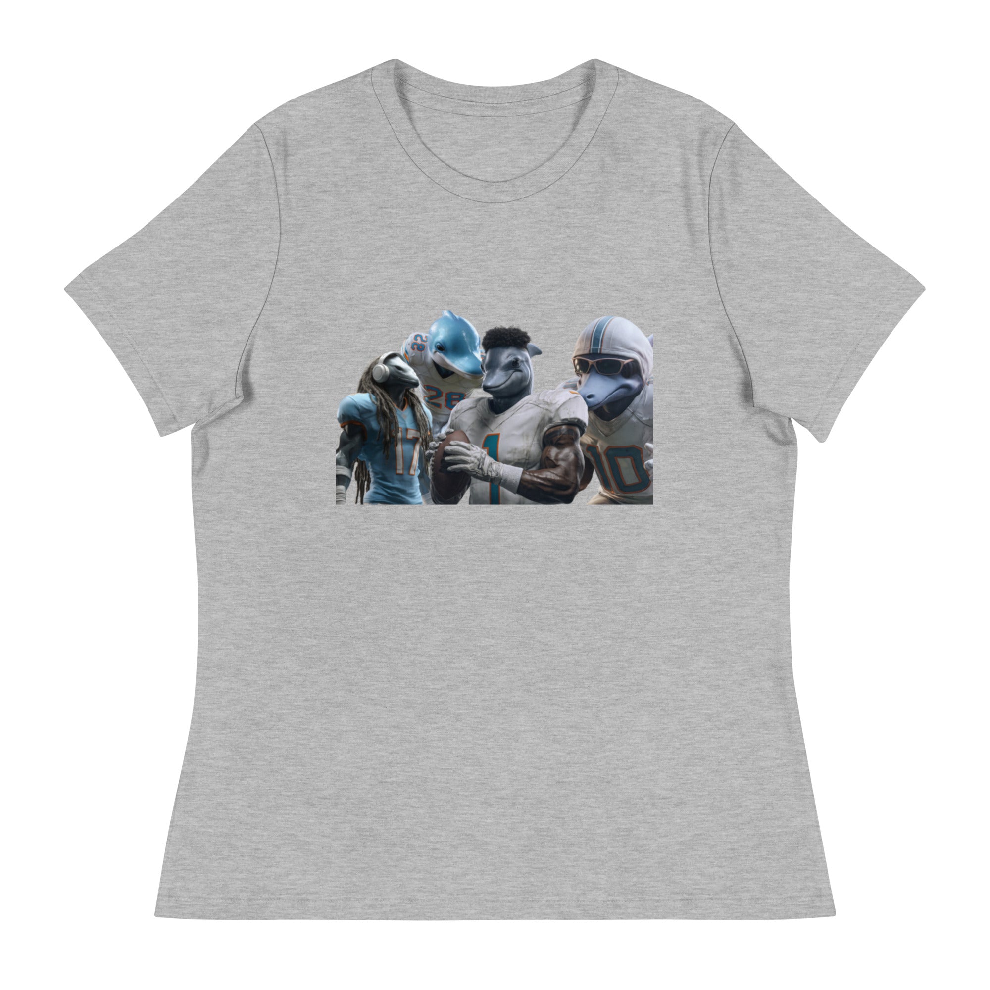 Dolphin 12 W Women's Relaxed T-Shirt Athletic Heather