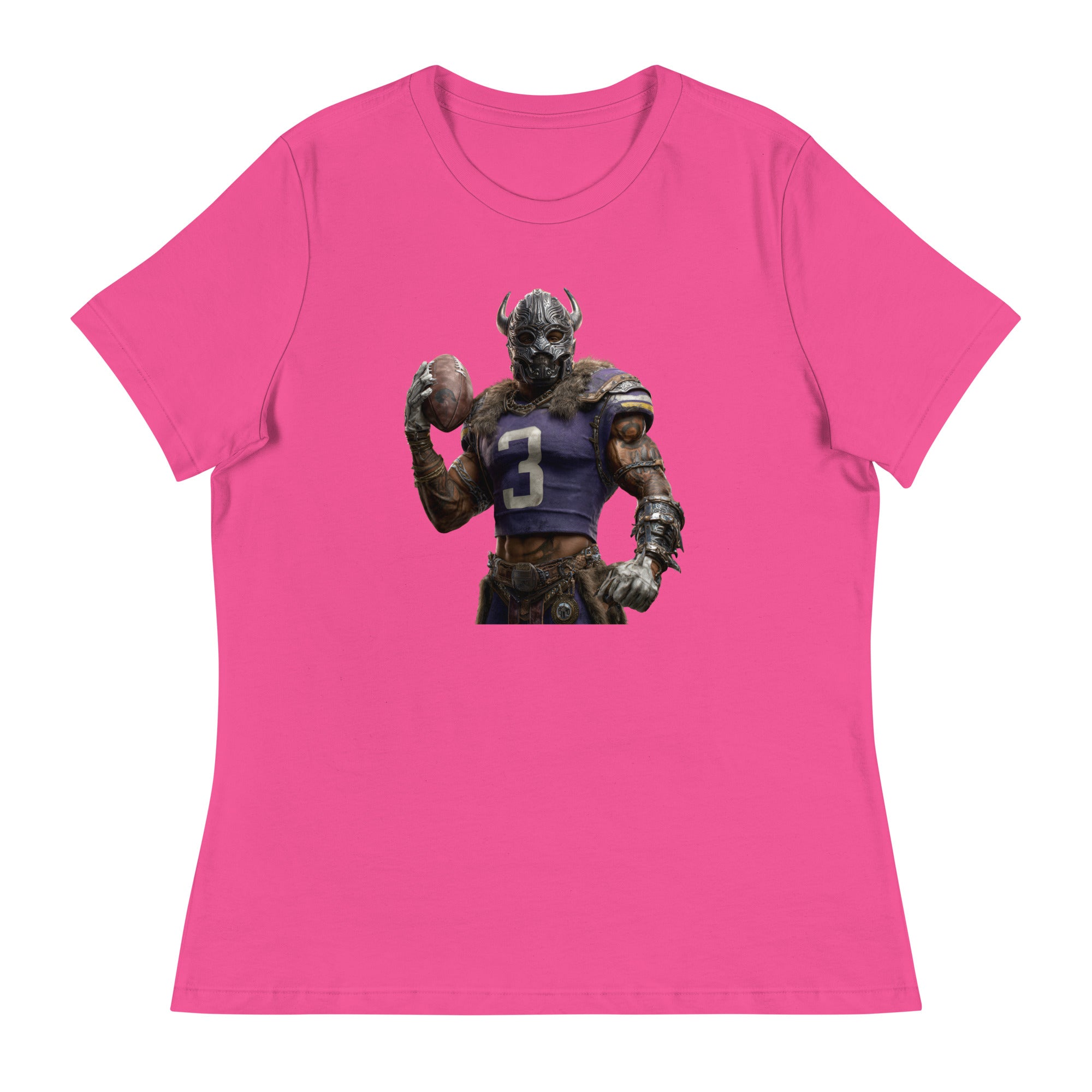 Viking 7 W Women's Relaxed T-Shirt Berry