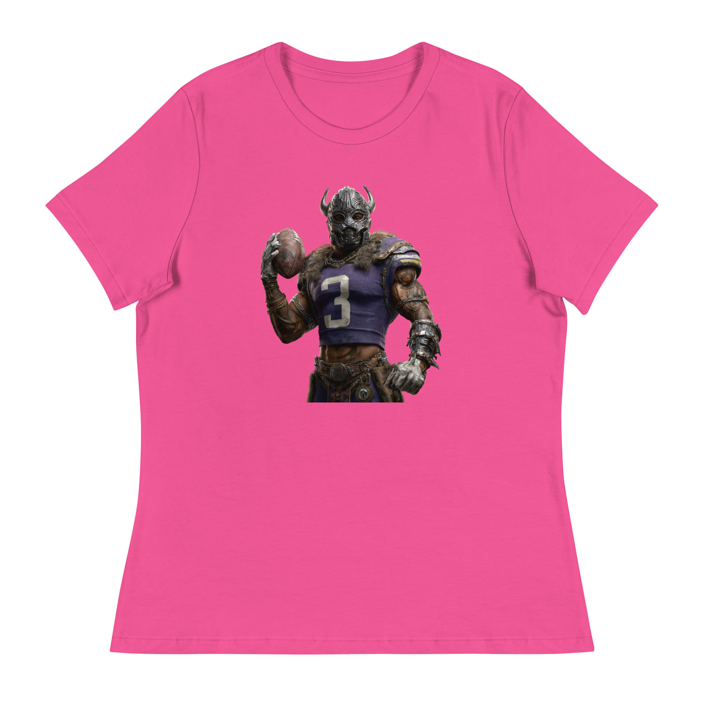 Viking 7 W Women's Relaxed T-Shirt Berry