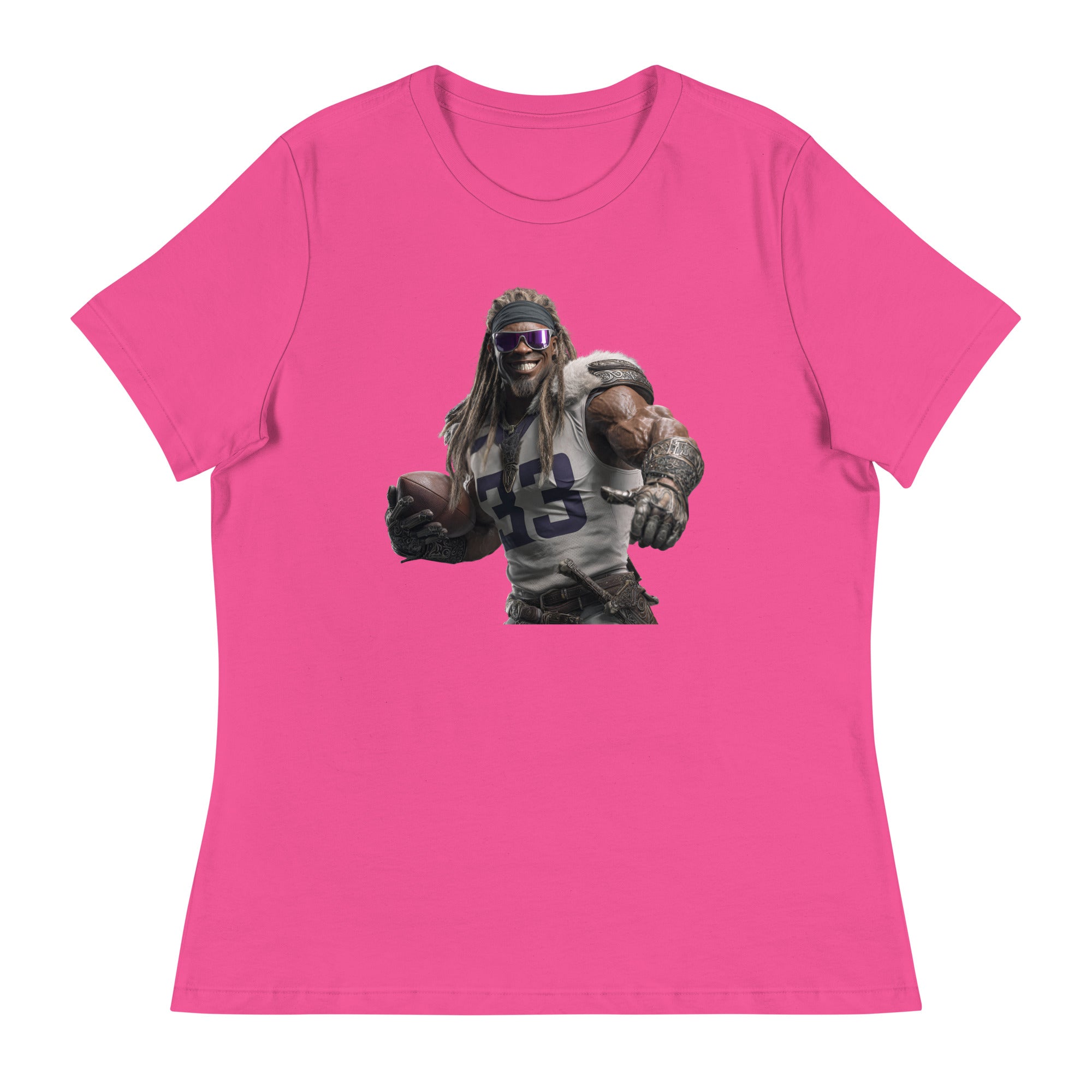 Viking 8 W Women's Relaxed T-Shirt Berry