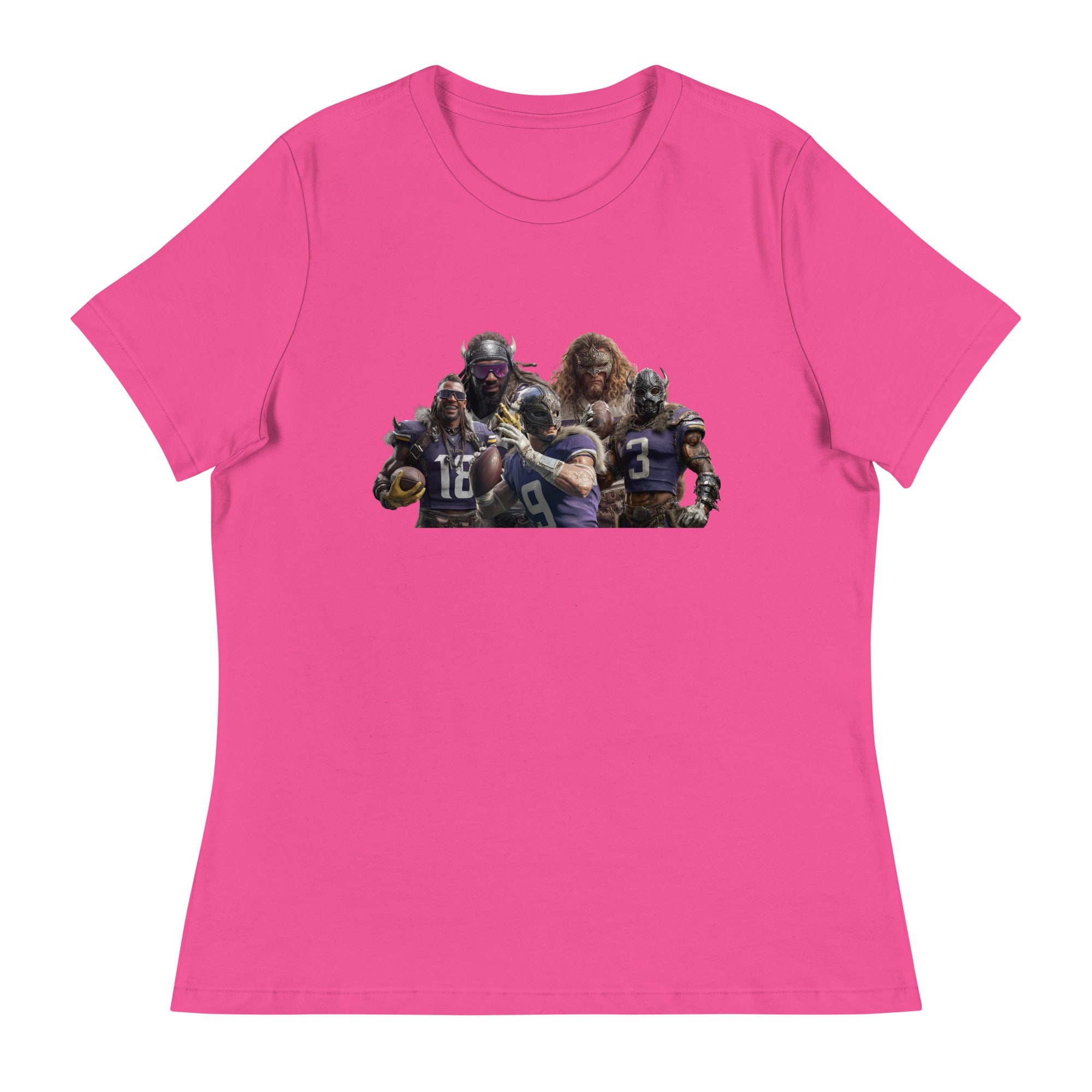 Viking 11 W Women's Relaxed T-Shirt Berry