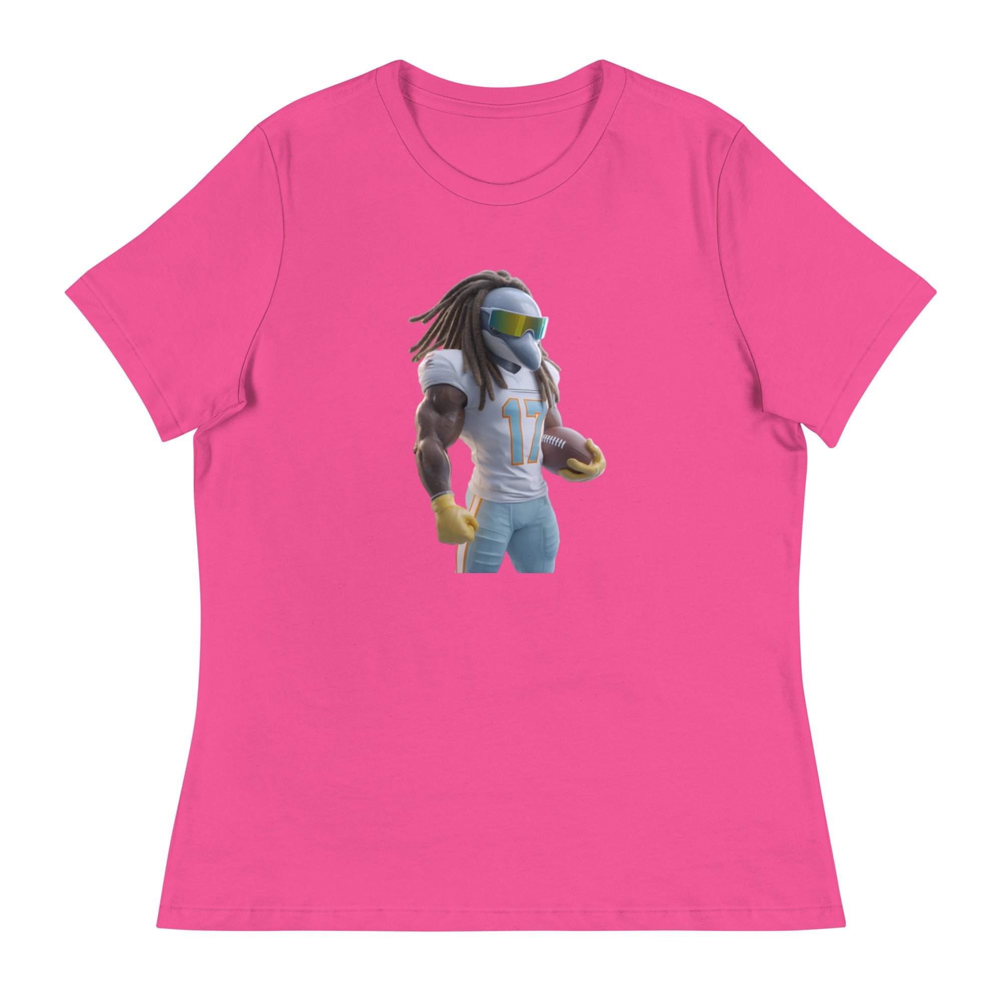 Dolphin 11 W Women's Relaxed T-Shirt Berry