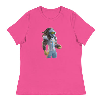 Dolphin 11 W Women's Relaxed T-Shirt Berry