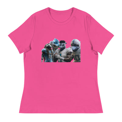 Dolphin 12 W Women's Relaxed T-Shirt Berry