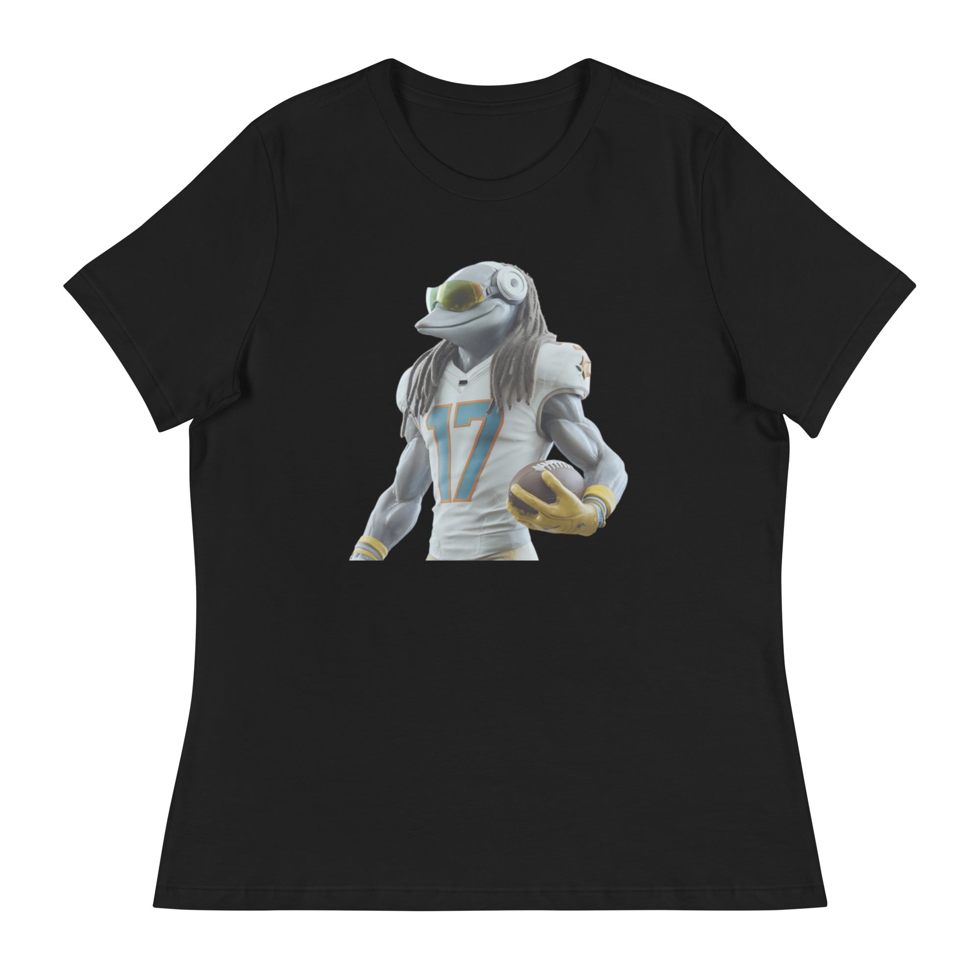 Dolphin 5 W Women's Relaxed T-Shirt Black