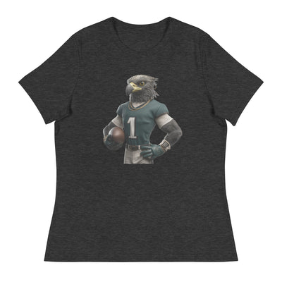 Eagle 4 Women's Relaxed T-Shirt Dark Grey Heather