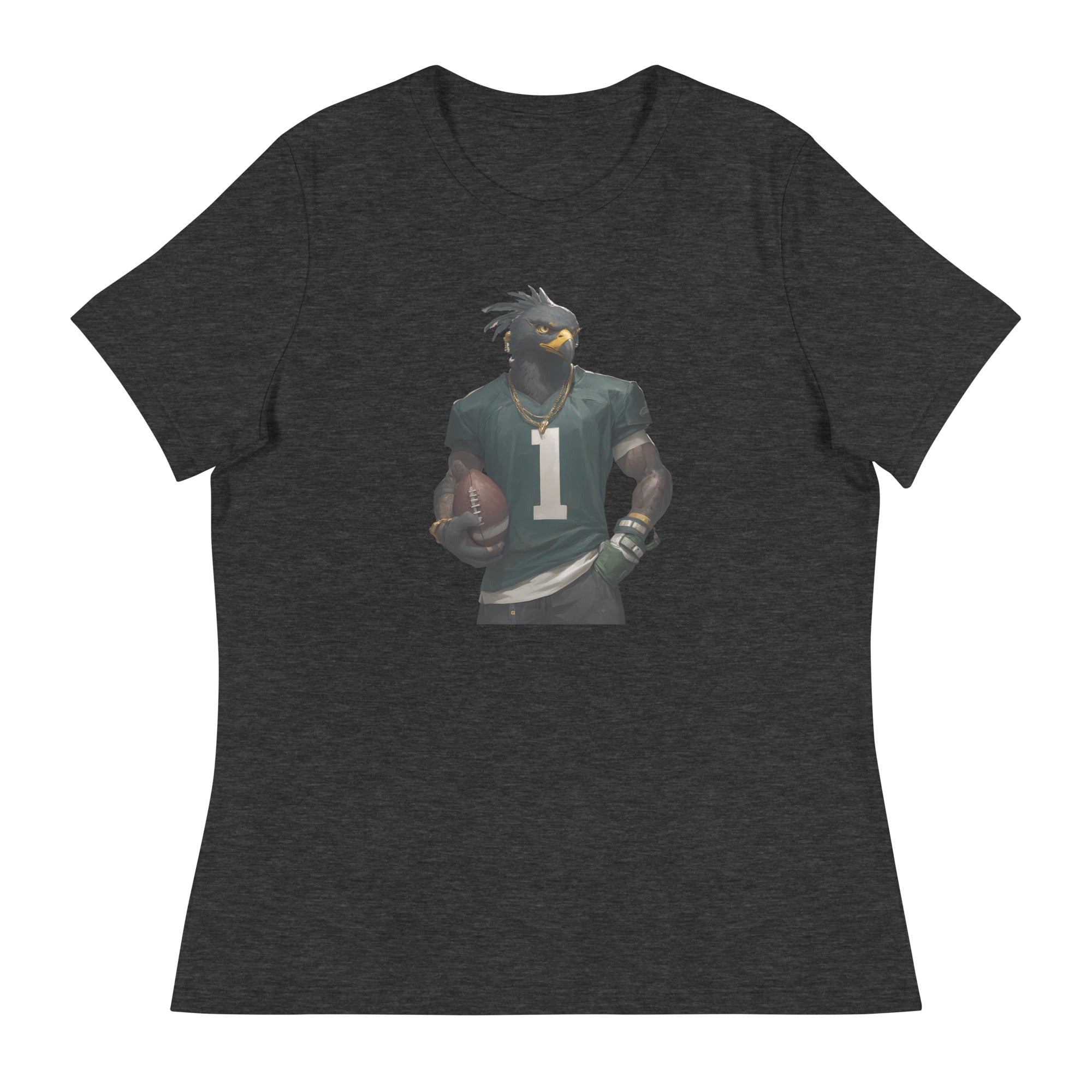 Eagle 6 W Women's Relaxed T-Shirt Dark Grey Heather