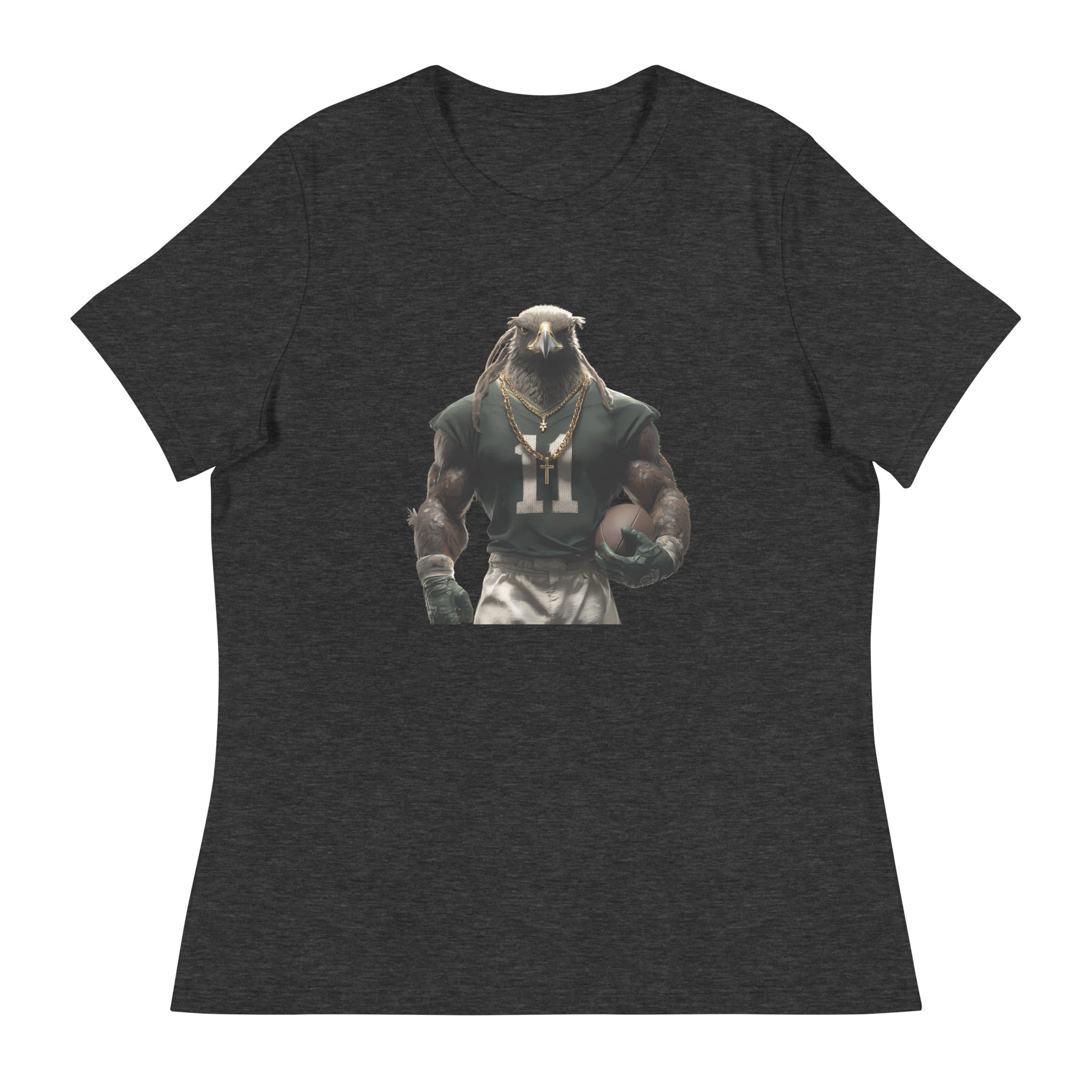 Eagle 9 W Women's Relaxed T-Shirt Dark Grey Heather