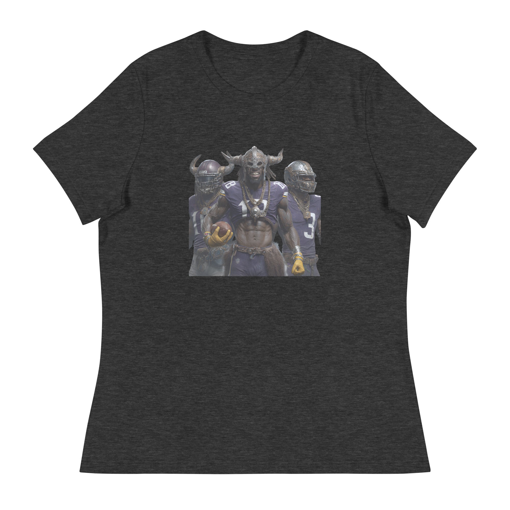 Viking 5 W Women's Relaxed T-Shirt Dark Grey Heather