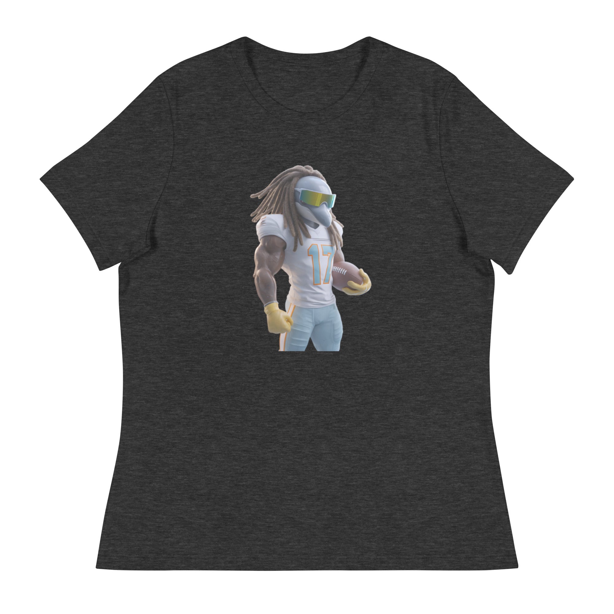 Dolphin 11 W Women's Relaxed T-Shirt Dark Grey Heather