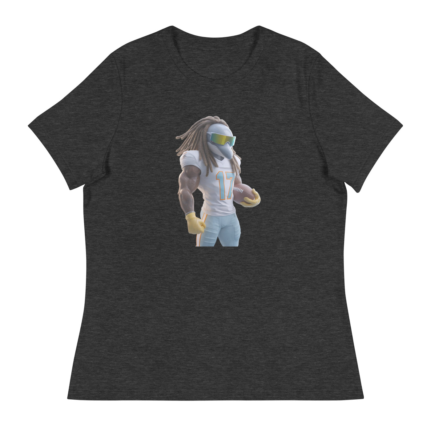 Dolphin 11 W Women's Relaxed T-Shirt Dark Grey Heather