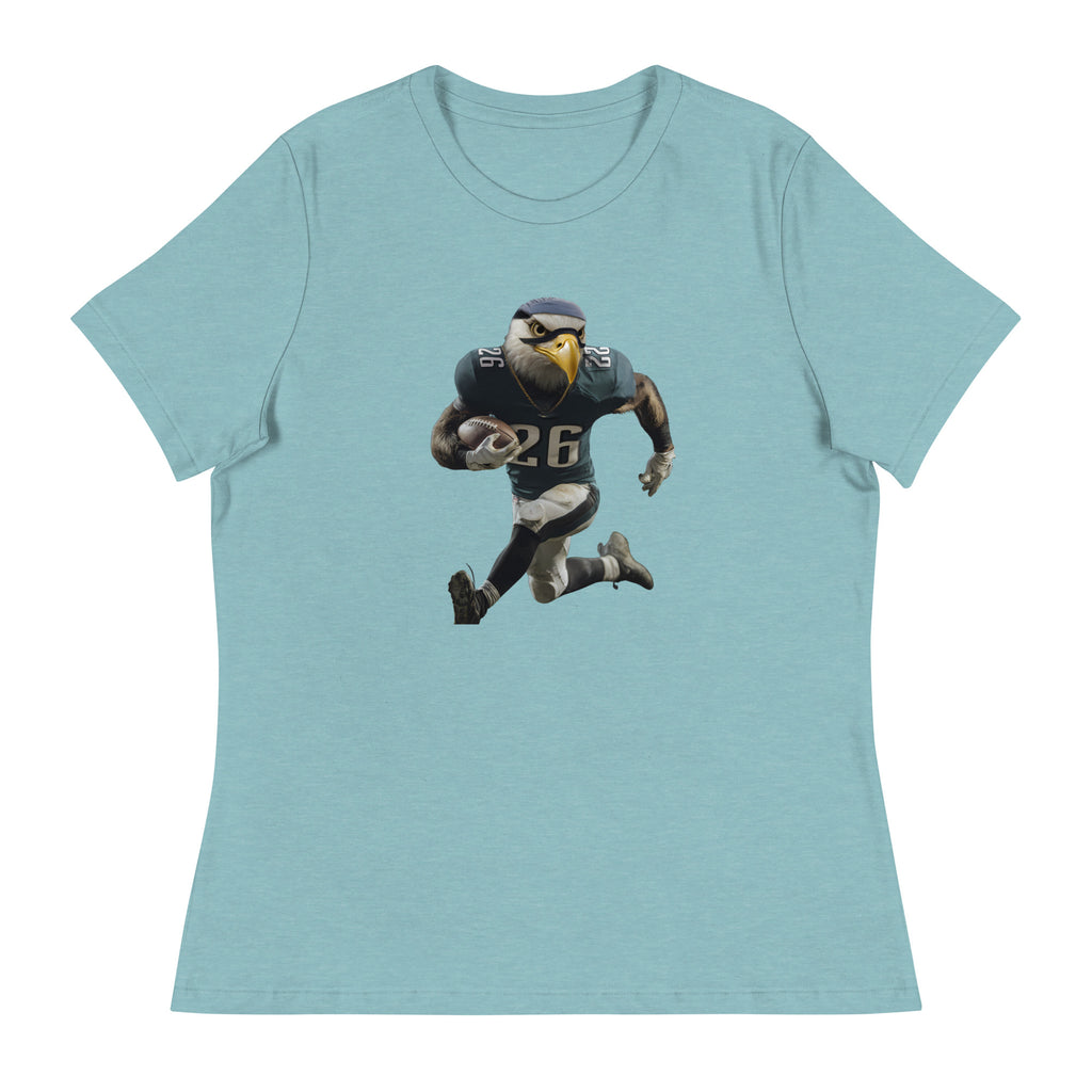 Eagle 11 W Women's Relaxed T-Shirt Heather Blue Lagoon