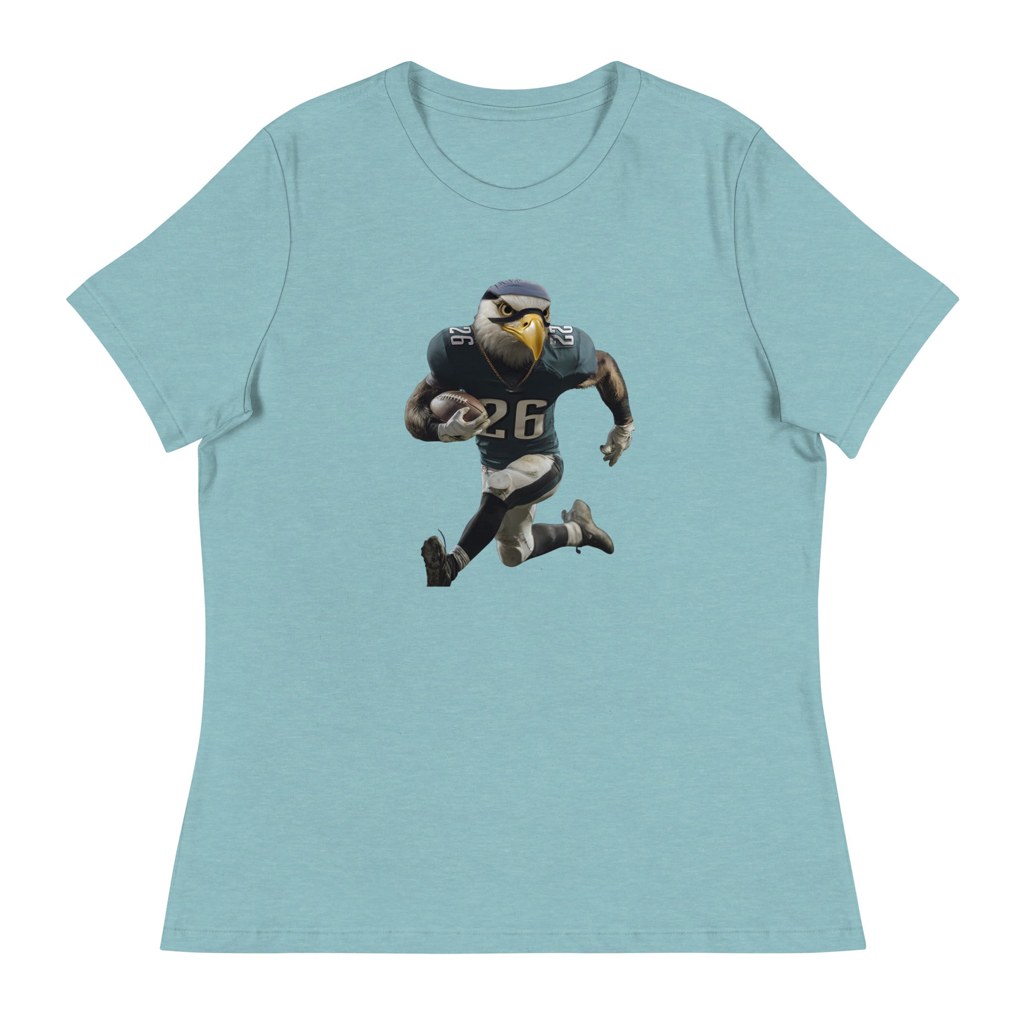 Eagle 11 W Women's Relaxed T-Shirt Heather Blue Lagoon