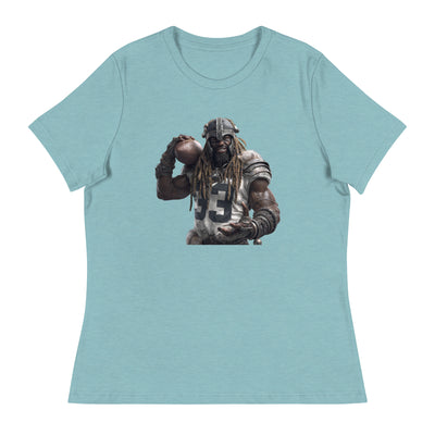 Viking 9 W Women's Relaxed T-Shirt Heather Blue Lagoon