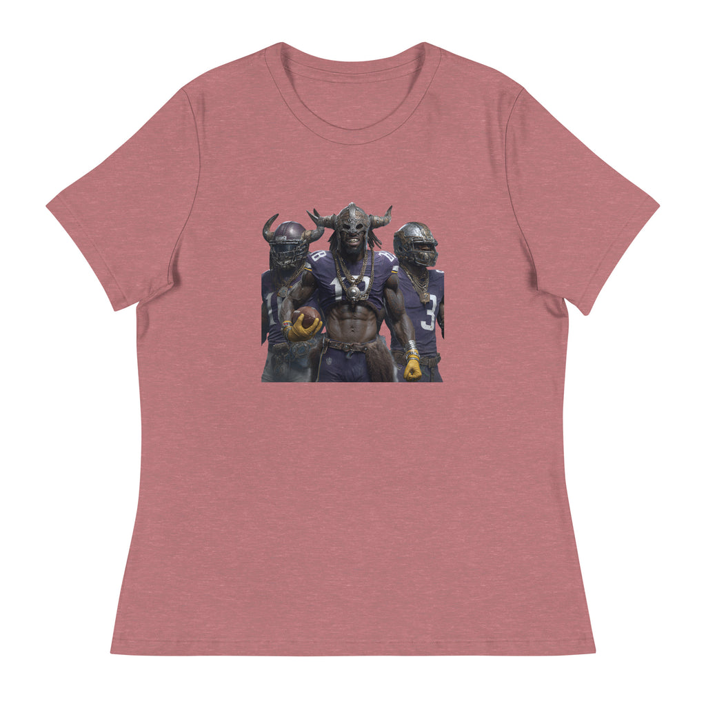 Viking 5 W Women's Relaxed T-Shirt Heather Mauve