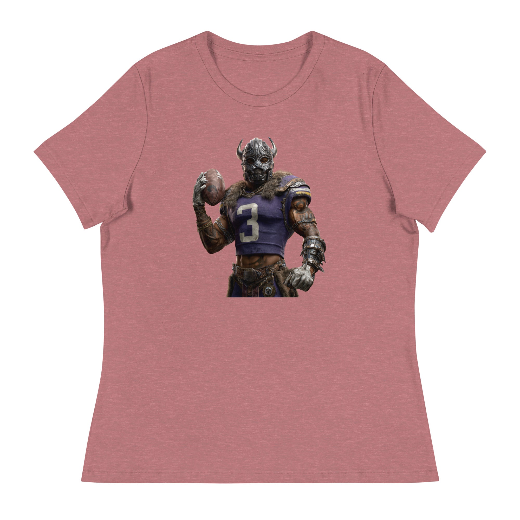 Viking 7 W Women's Relaxed T-Shirt Heather Mauve