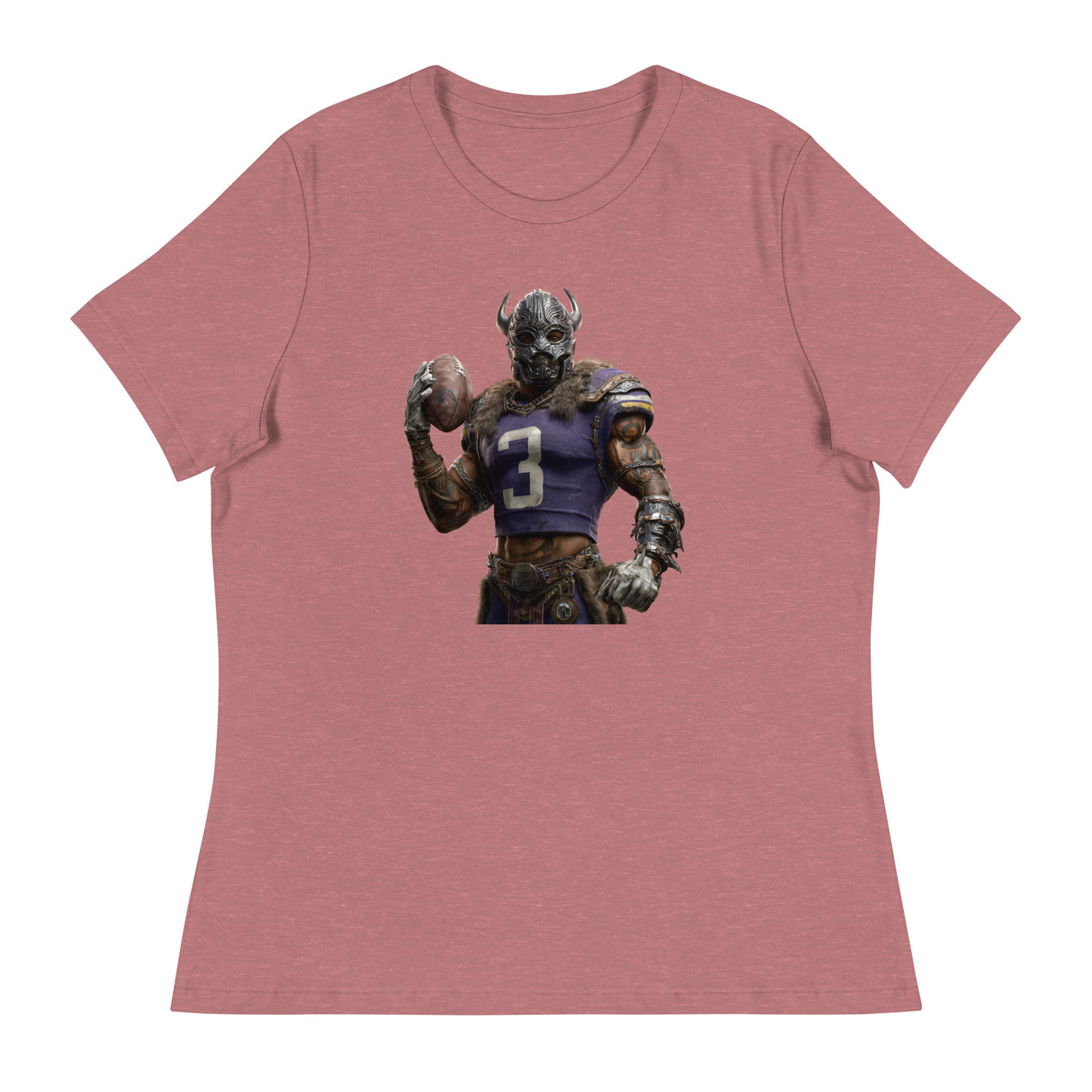 Viking 7 W Women's Relaxed T-Shirt Heather Mauve