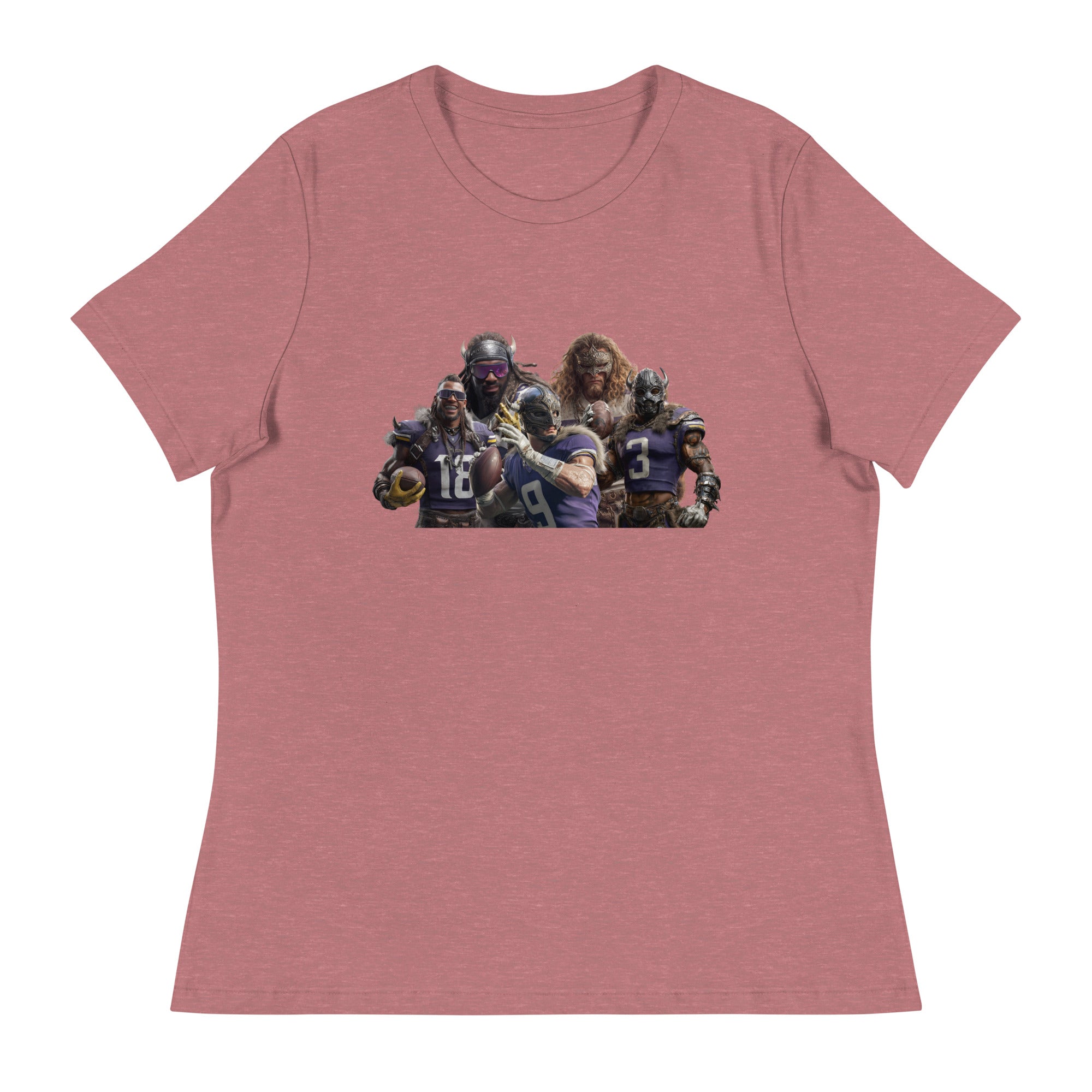 Viking 11 W Women's Relaxed T-Shirt Heather Mauve