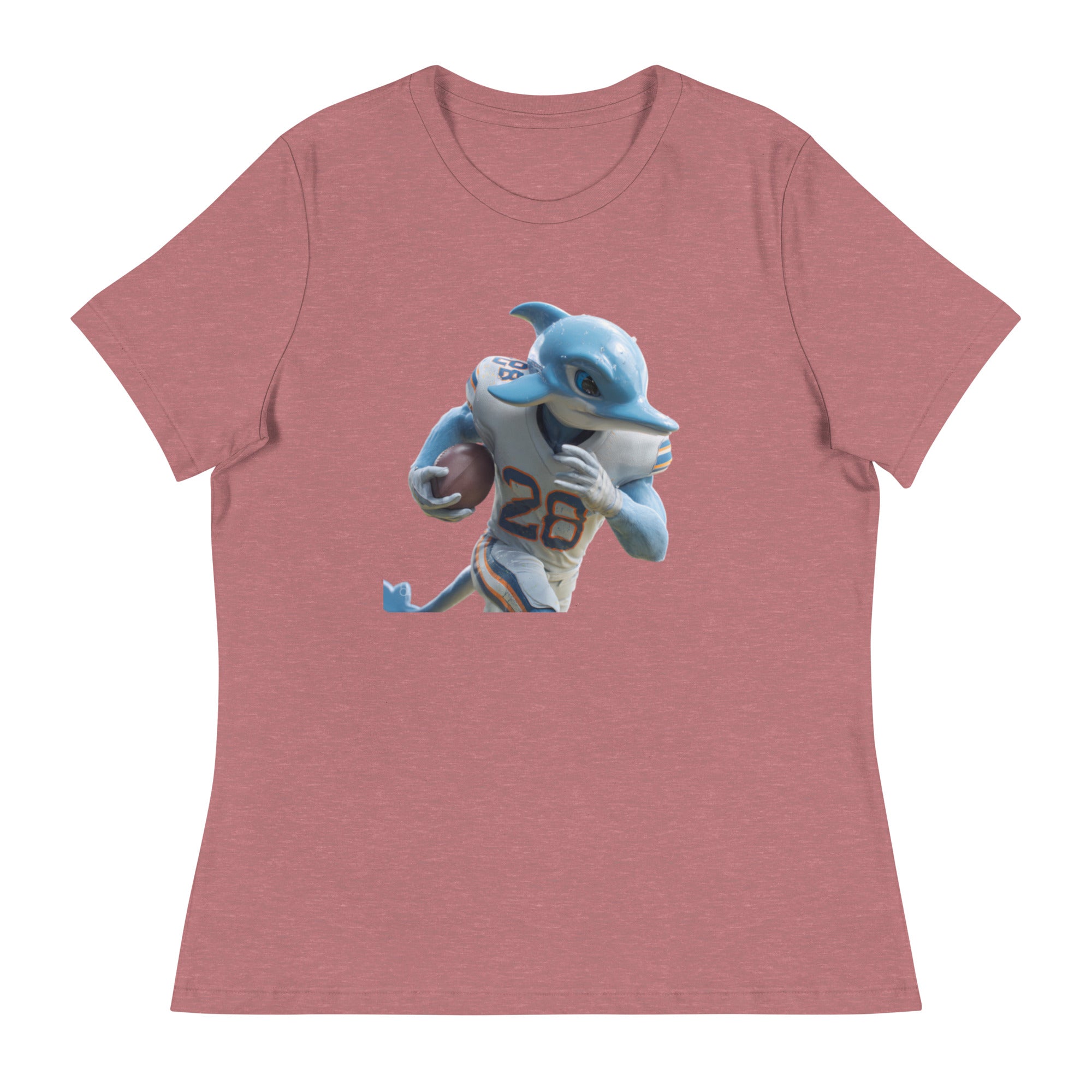 Dolphin 1 W Women's Relaxed T-Shirt Heather Mauve