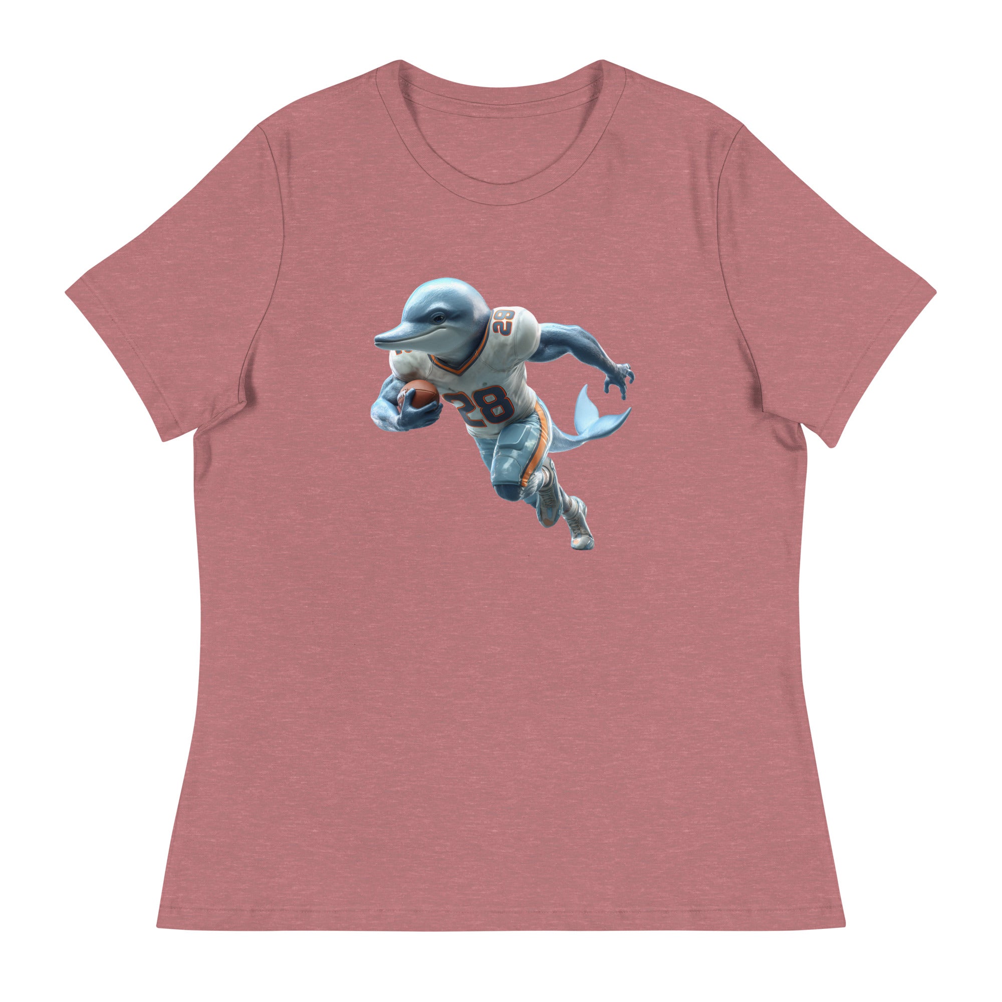 Dolphin 2 W Women's Relaxed T-Shirt Heather Mauve