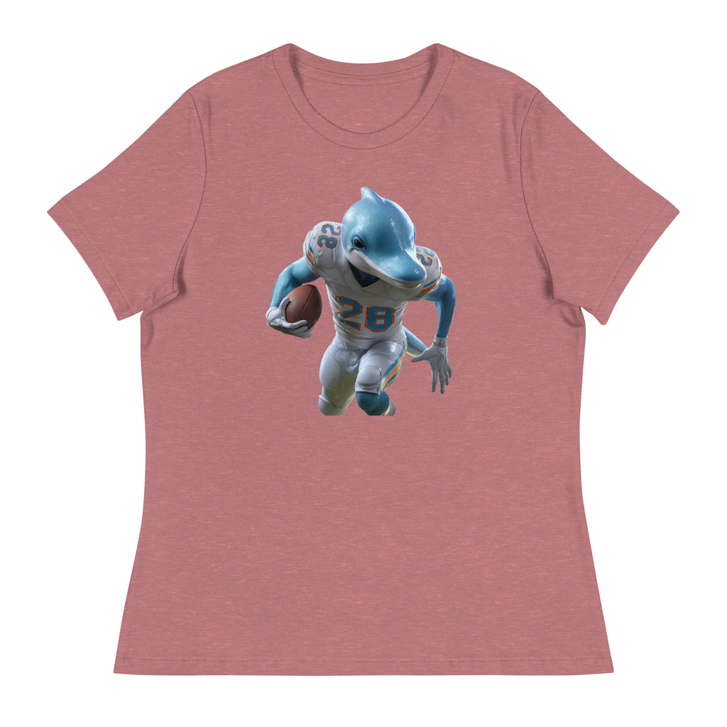 Dolphin 3 W Women's Relaxed T-Shirt Heather Mauve