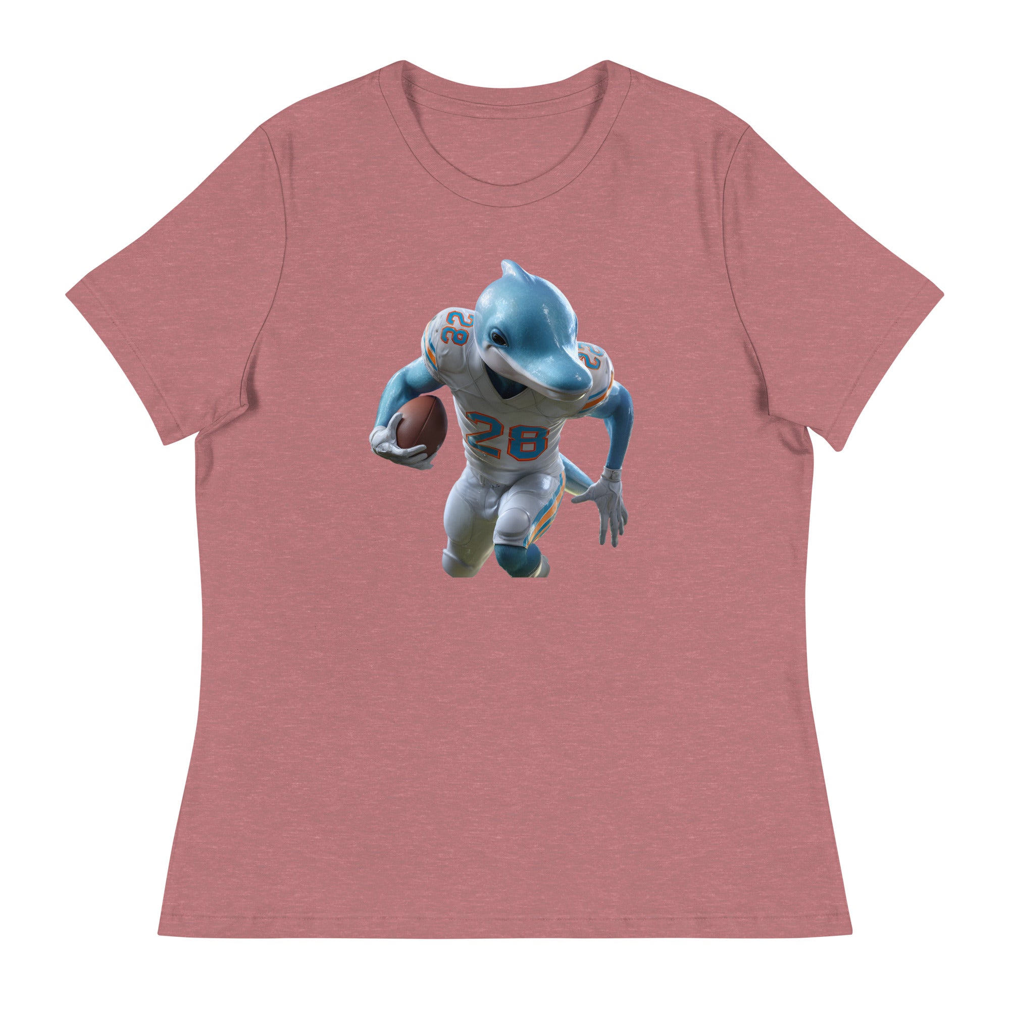 Dolphin 3 W Women's Relaxed T-Shirt Heather Mauve