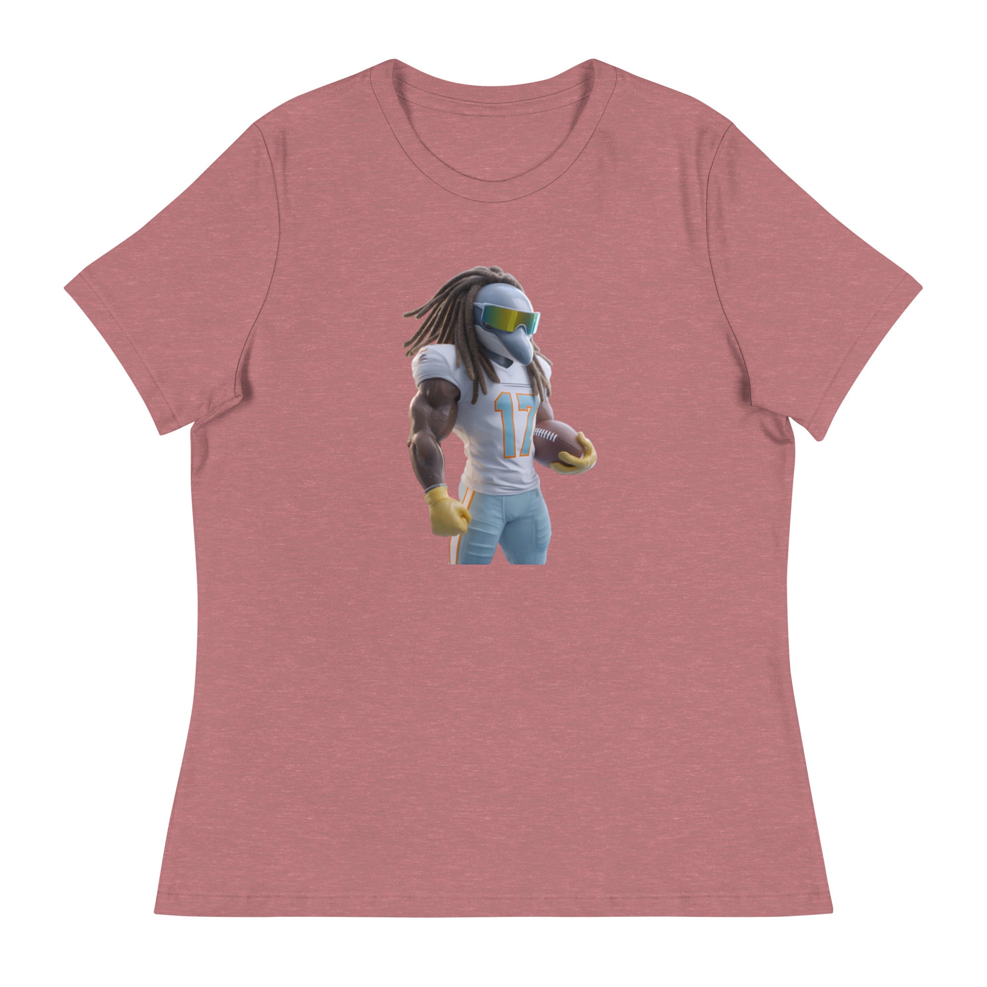 Dolphin 11 W Women's Relaxed T-Shirt Heather Mauve