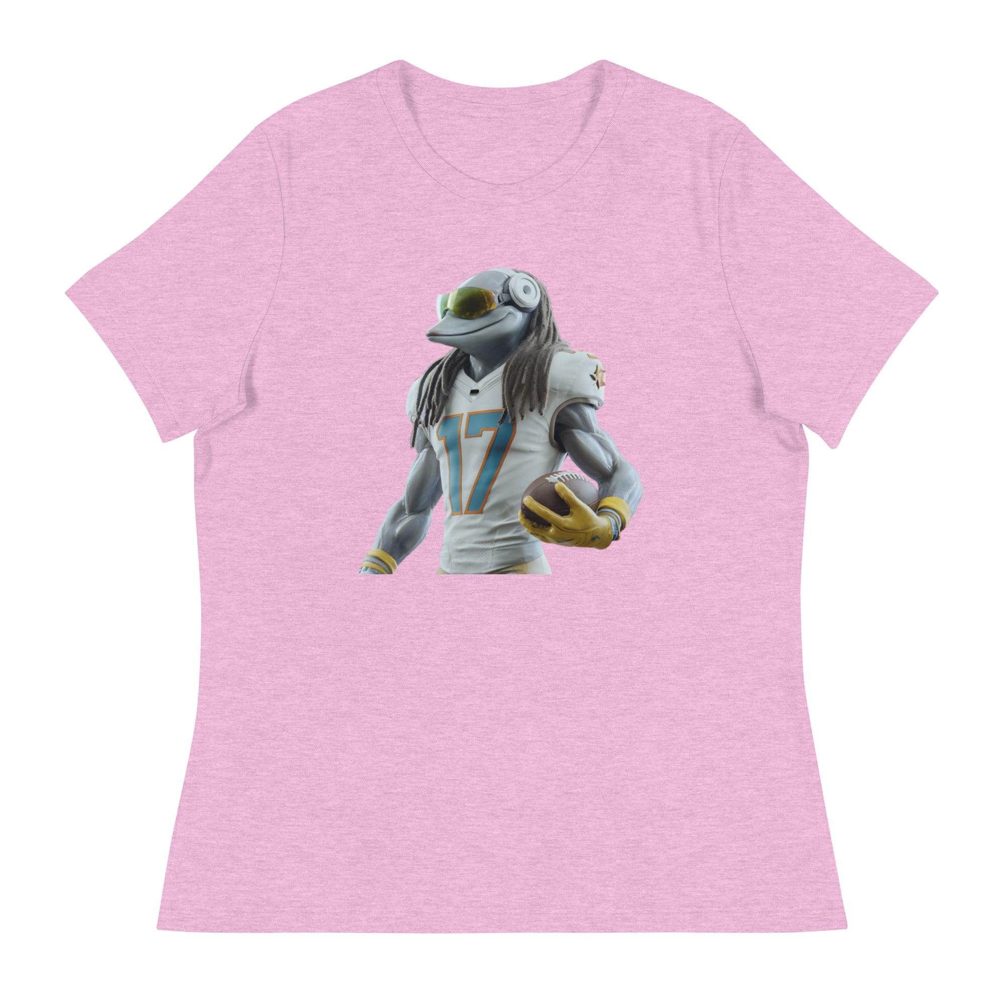 Dolphin 5 W Women's Relaxed T-Shirt Heather Prism Lilac