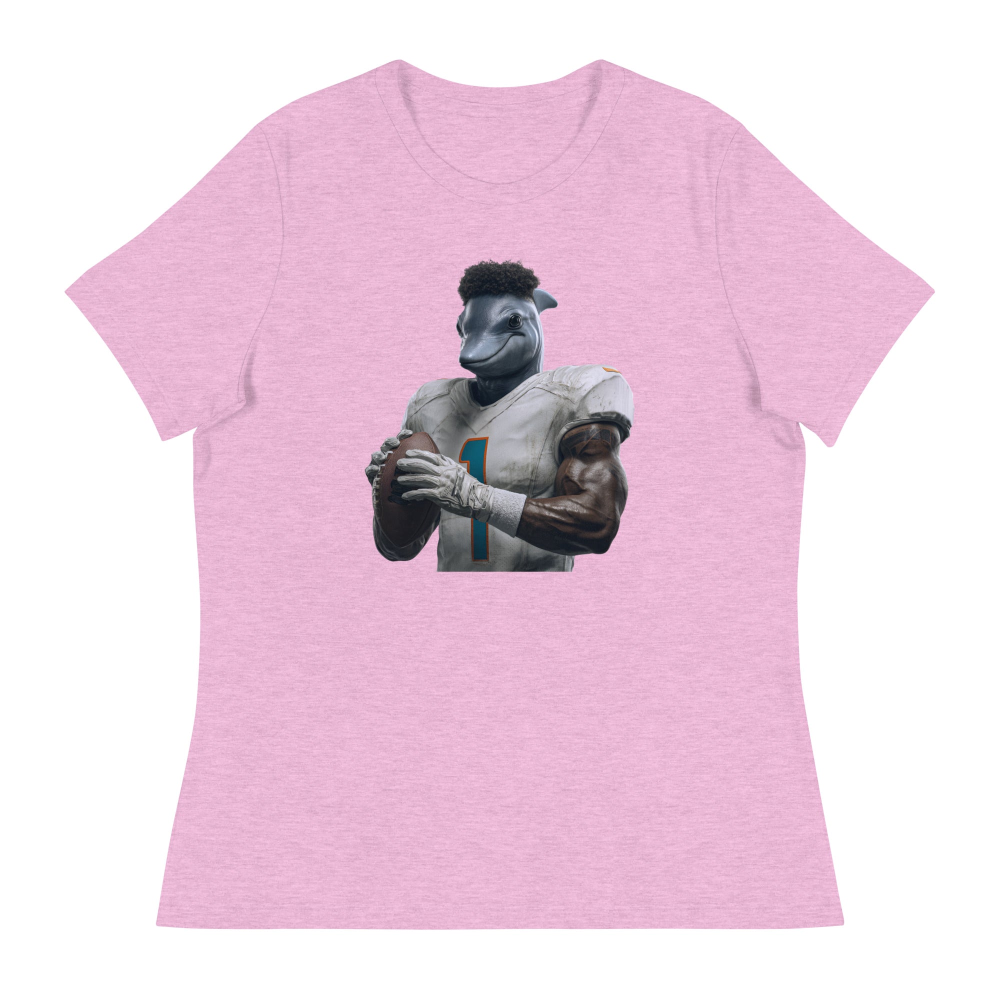 Dolphin 7 W Women's Relaxed T-Shirt Heather Prism Lilac