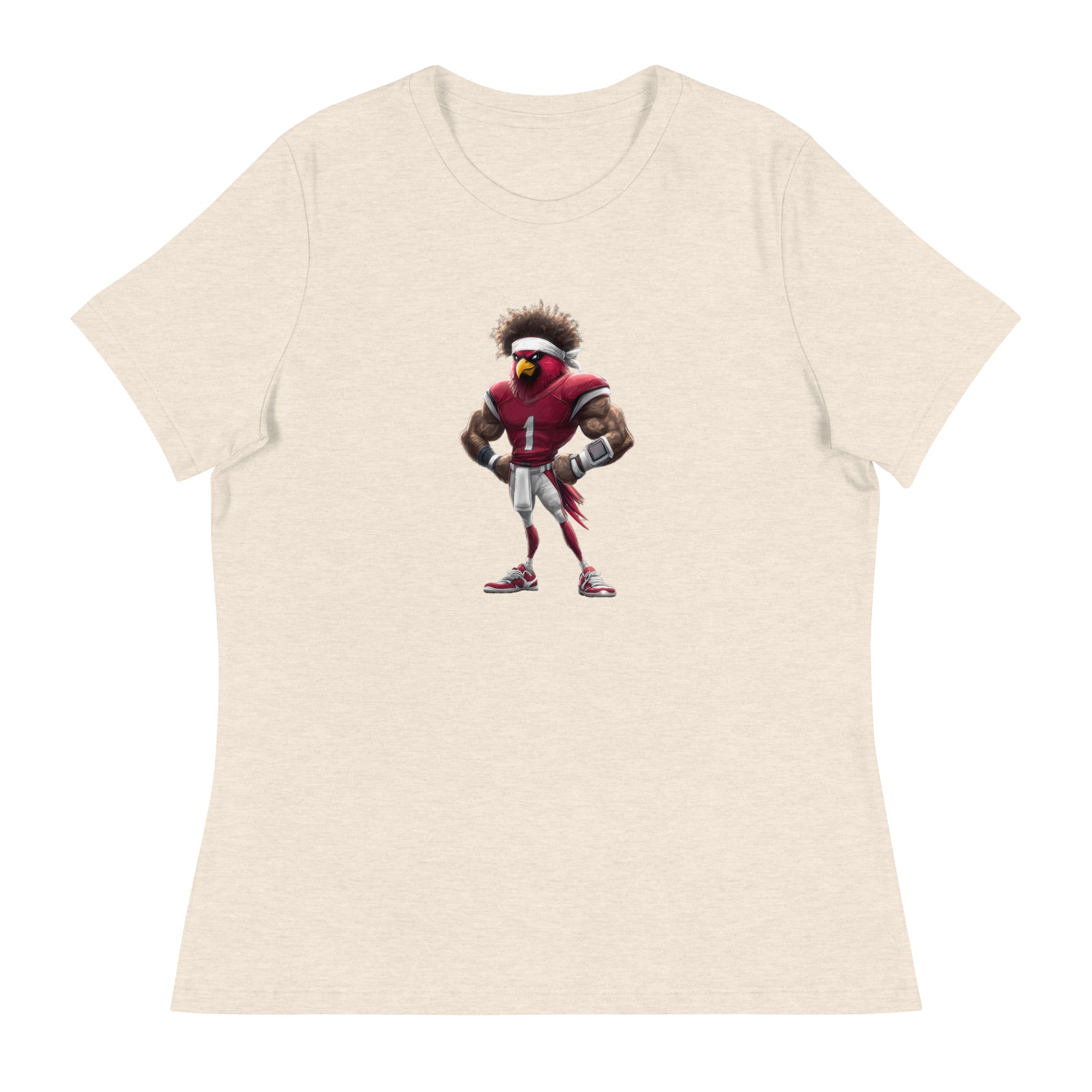 Cardinal 1 Women's Relaxed T-Shirt Heather Prism Natural