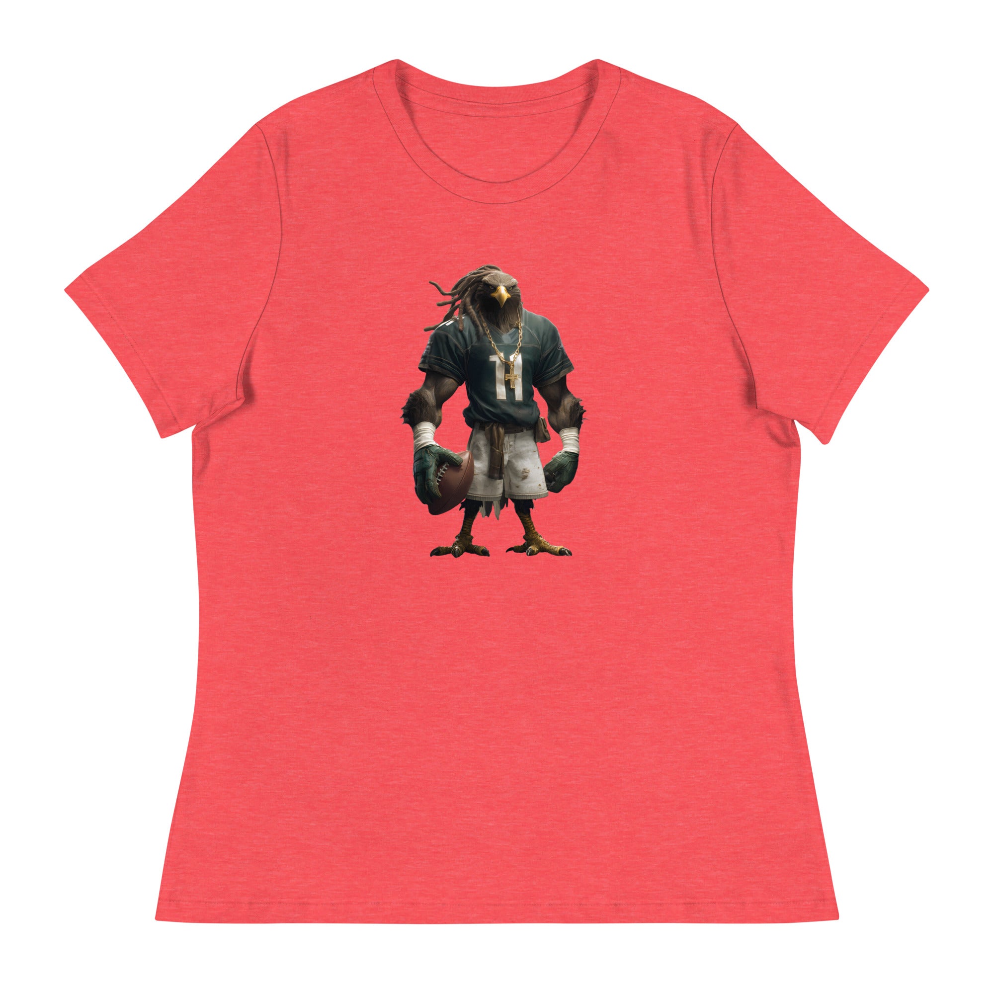 Eagle 7 W Women's Relaxed T-Shirt Heather Red