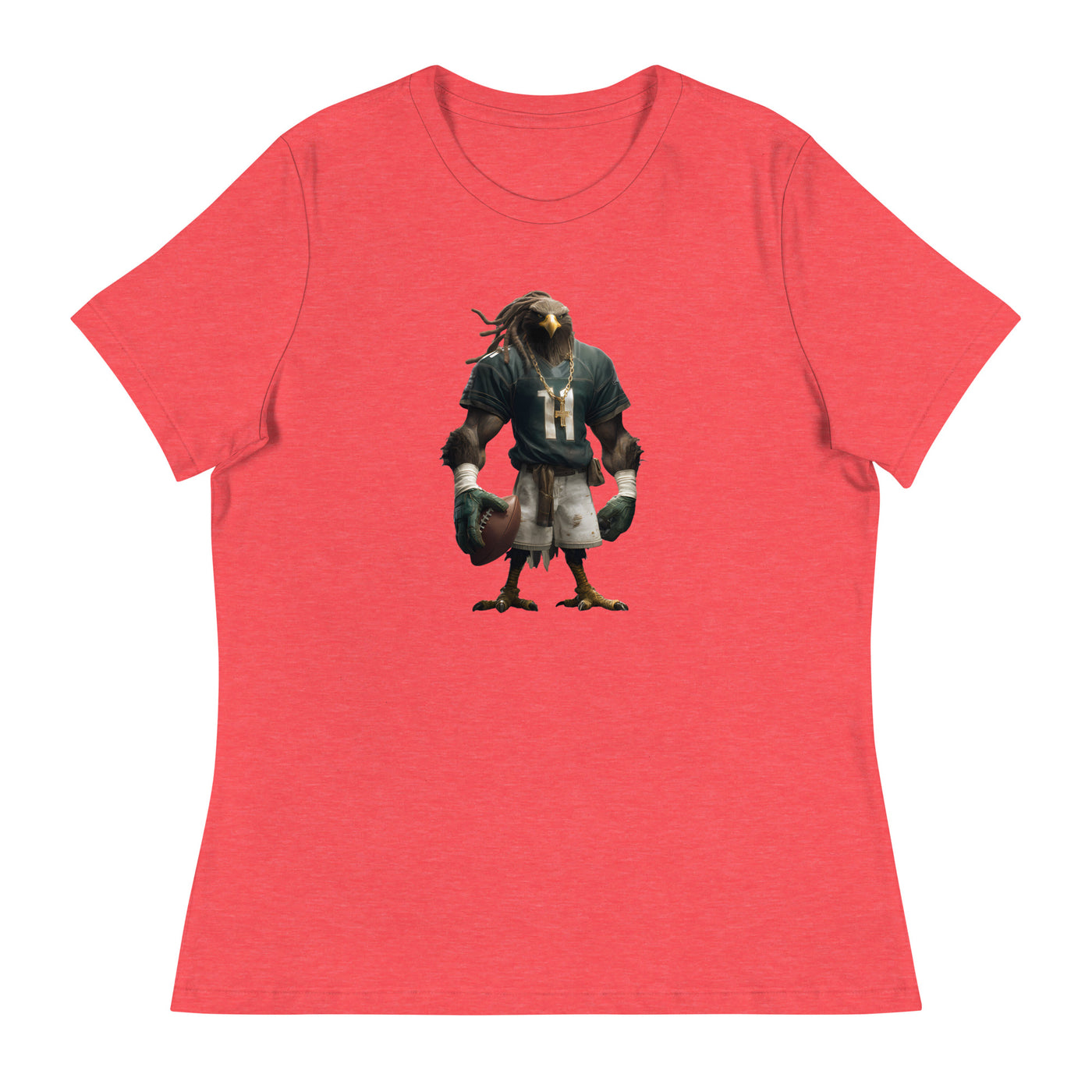 Eagle 7 W Women's Relaxed T-Shirt Heather Red