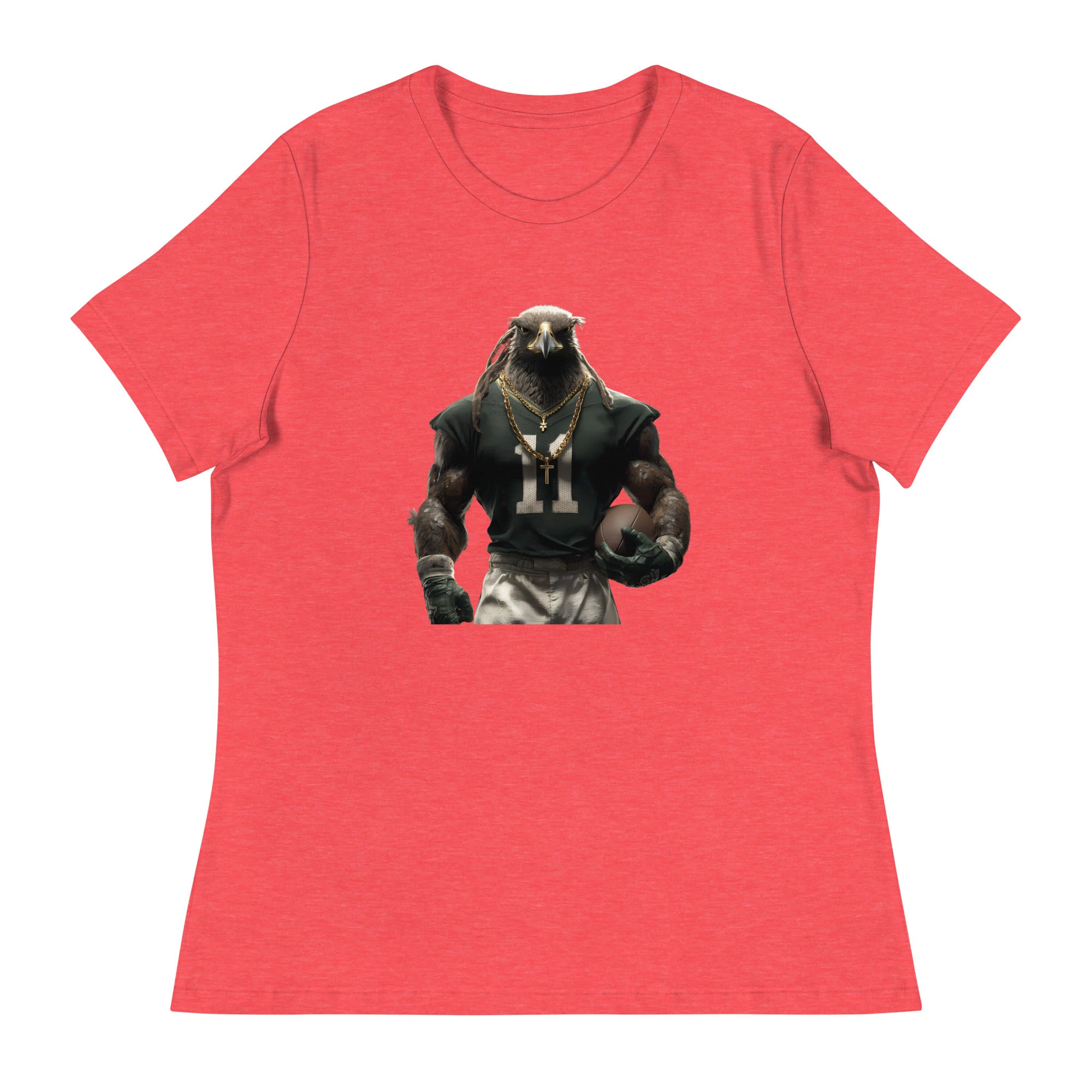 Eagle 9 W Women's Relaxed T-Shirt Heather Red