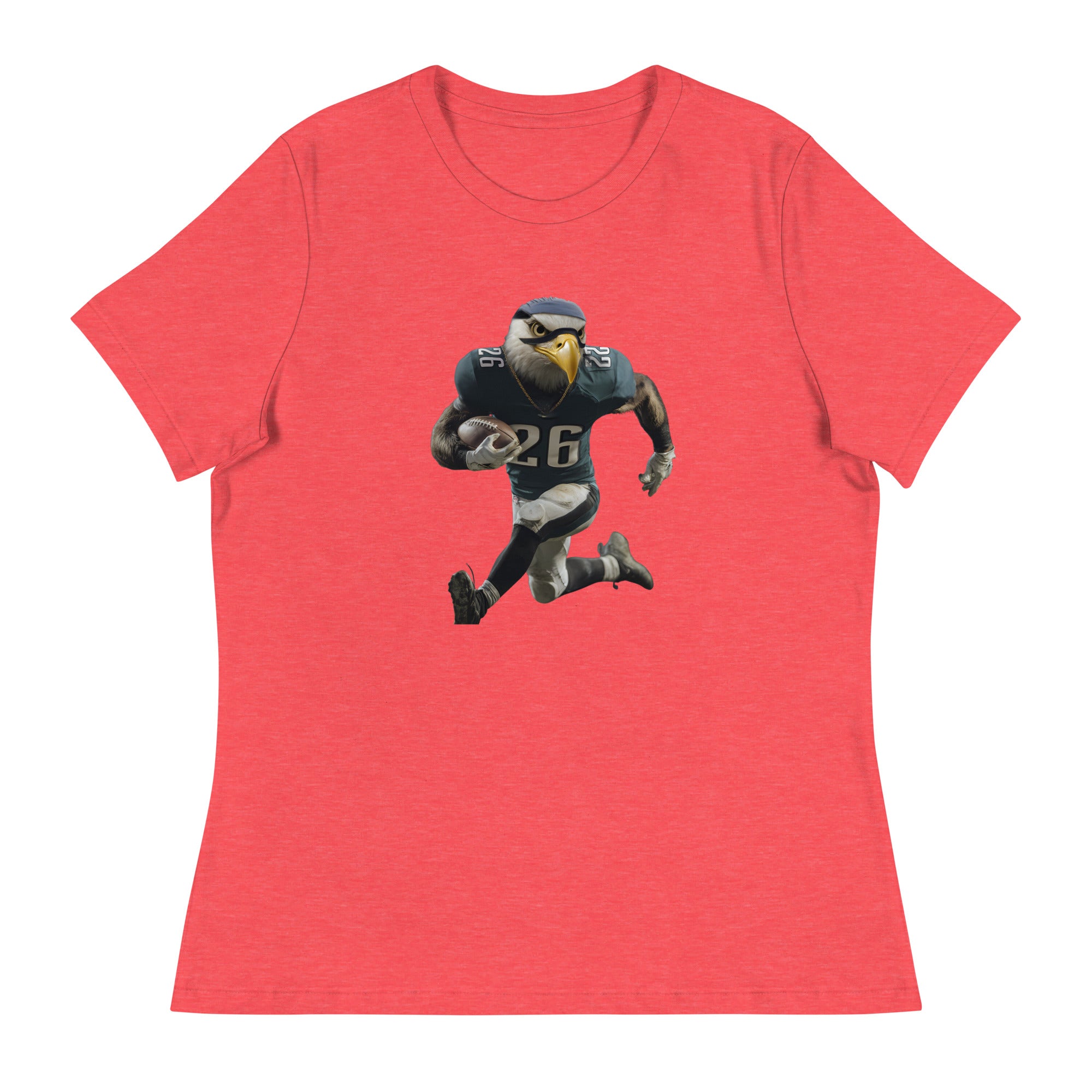 Eagle 11 W Women's Relaxed T-Shirt Heather Red