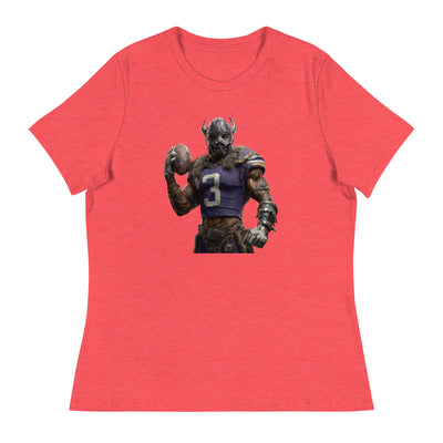 Viking 7 W Women's Relaxed T-Shirt Heather Red