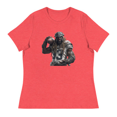 Viking 9 W Women's Relaxed T-Shirt Heather Red