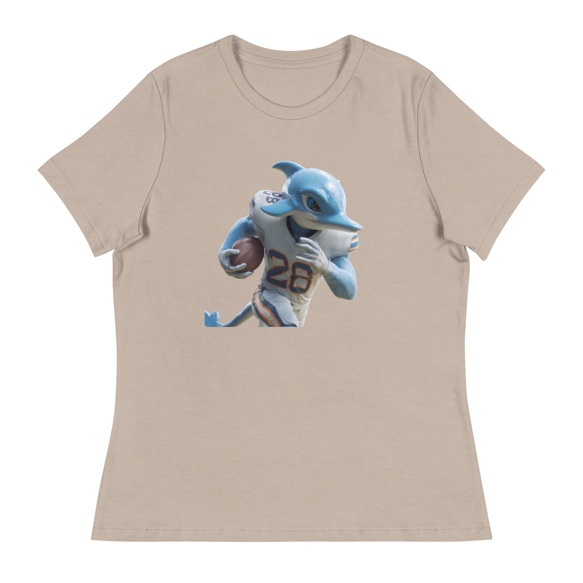 Dolphin 1 W Women's Relaxed T-Shirt Heather Stone