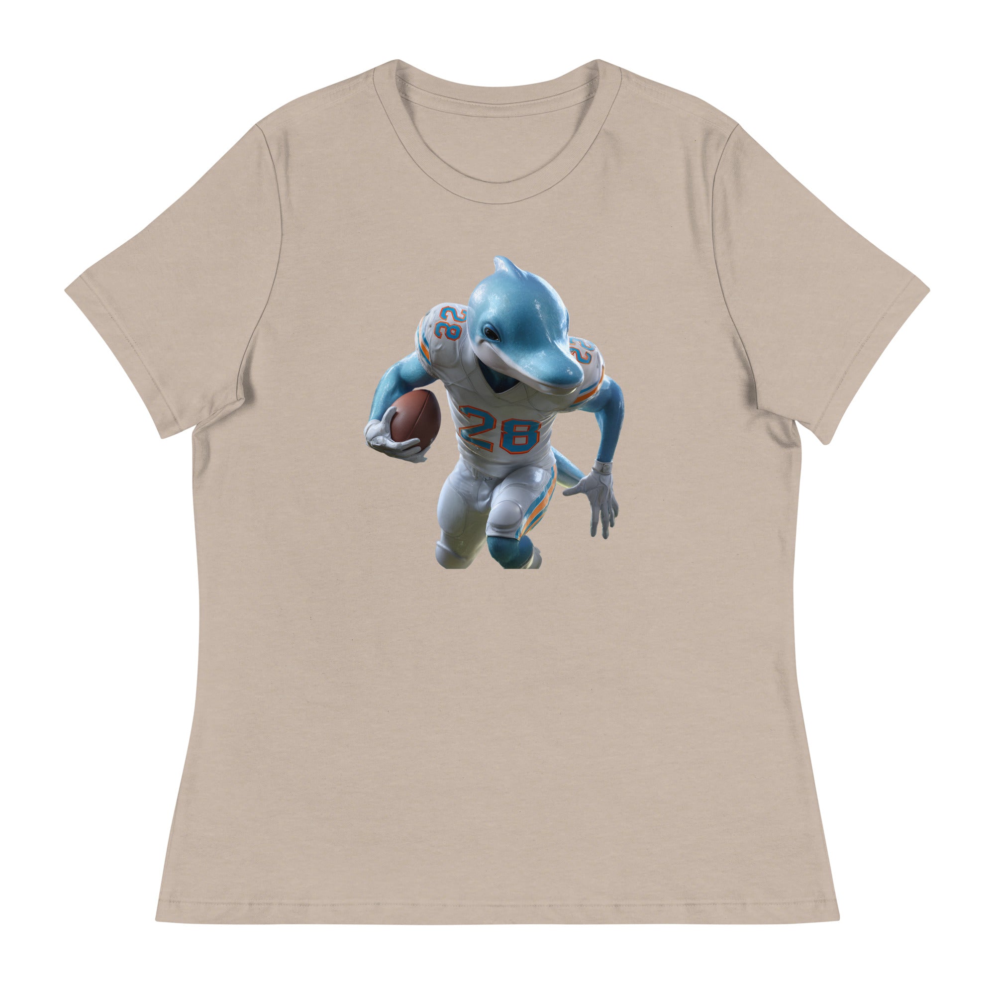 Dolphin 3 W Women's Relaxed T-Shirt Heather Stone