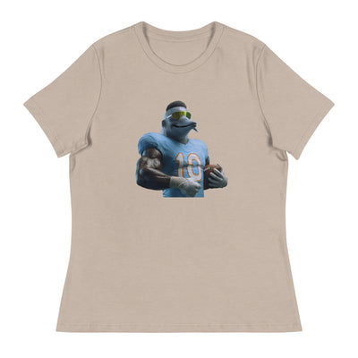 Dolphin 9 W Women's Relaxed T-Shirt Heather Stone