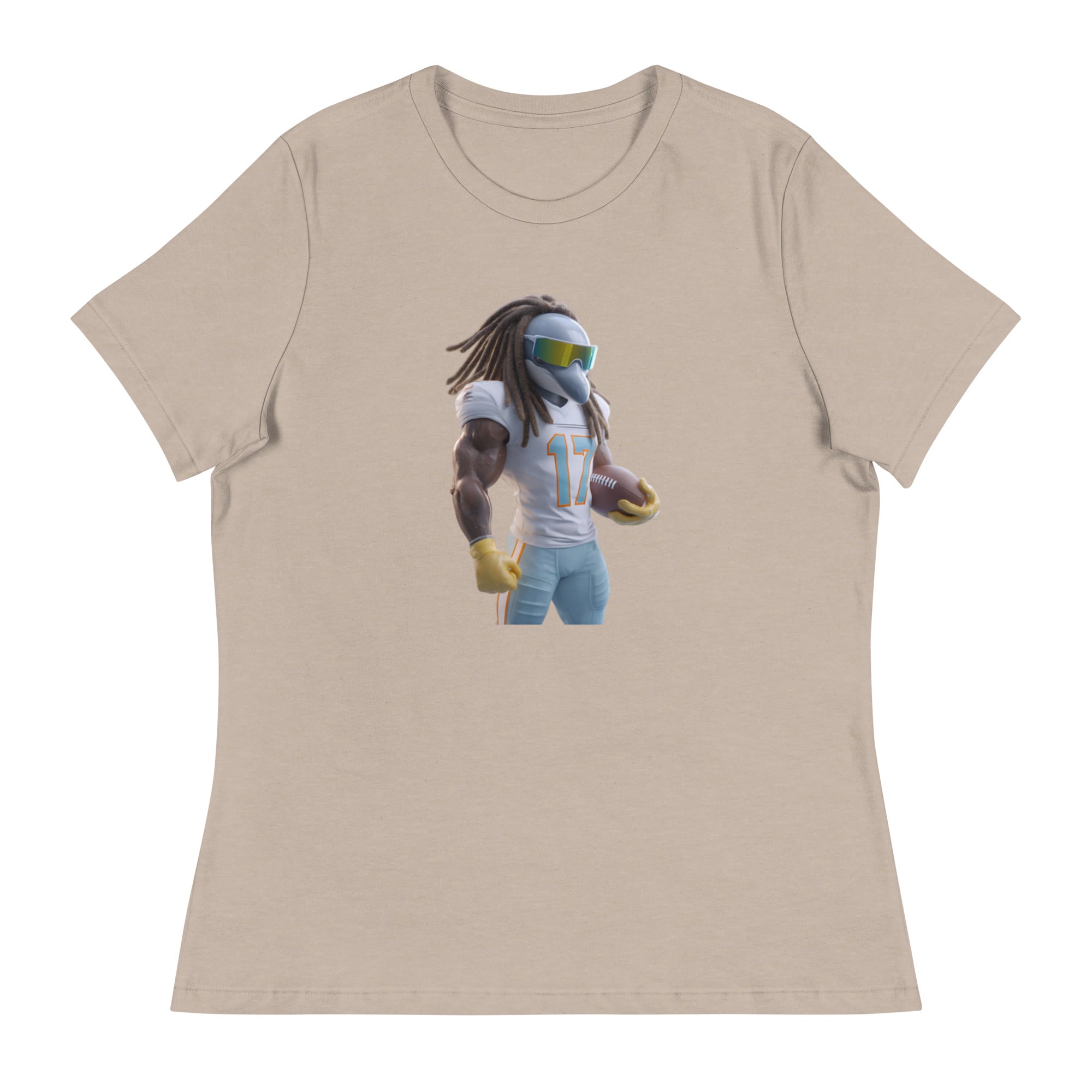 Dolphin 11 W Women's Relaxed T-Shirt Heather Stone