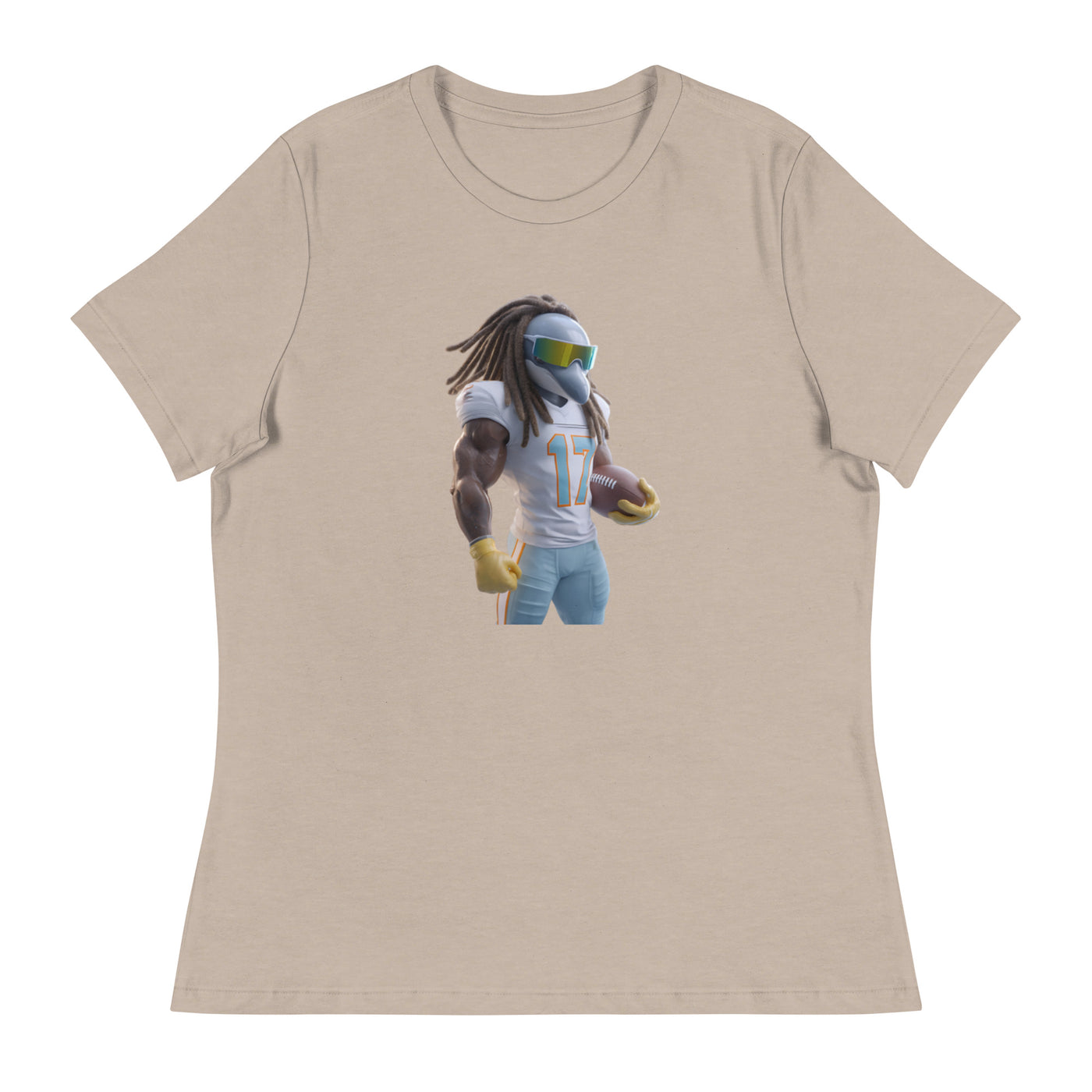 Dolphin 11 W Women's Relaxed T-Shirt Heather Stone