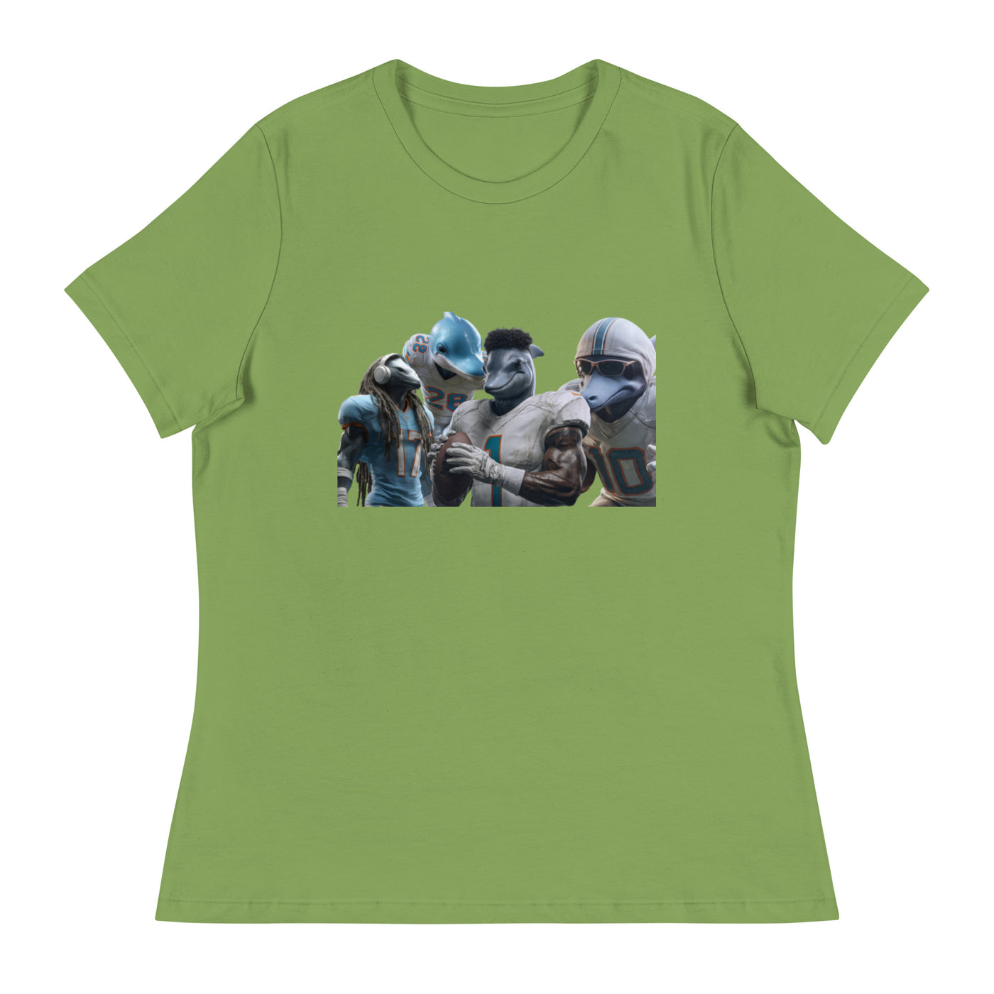 Dolphin 12 W Women's Relaxed T-Shirt Leaf