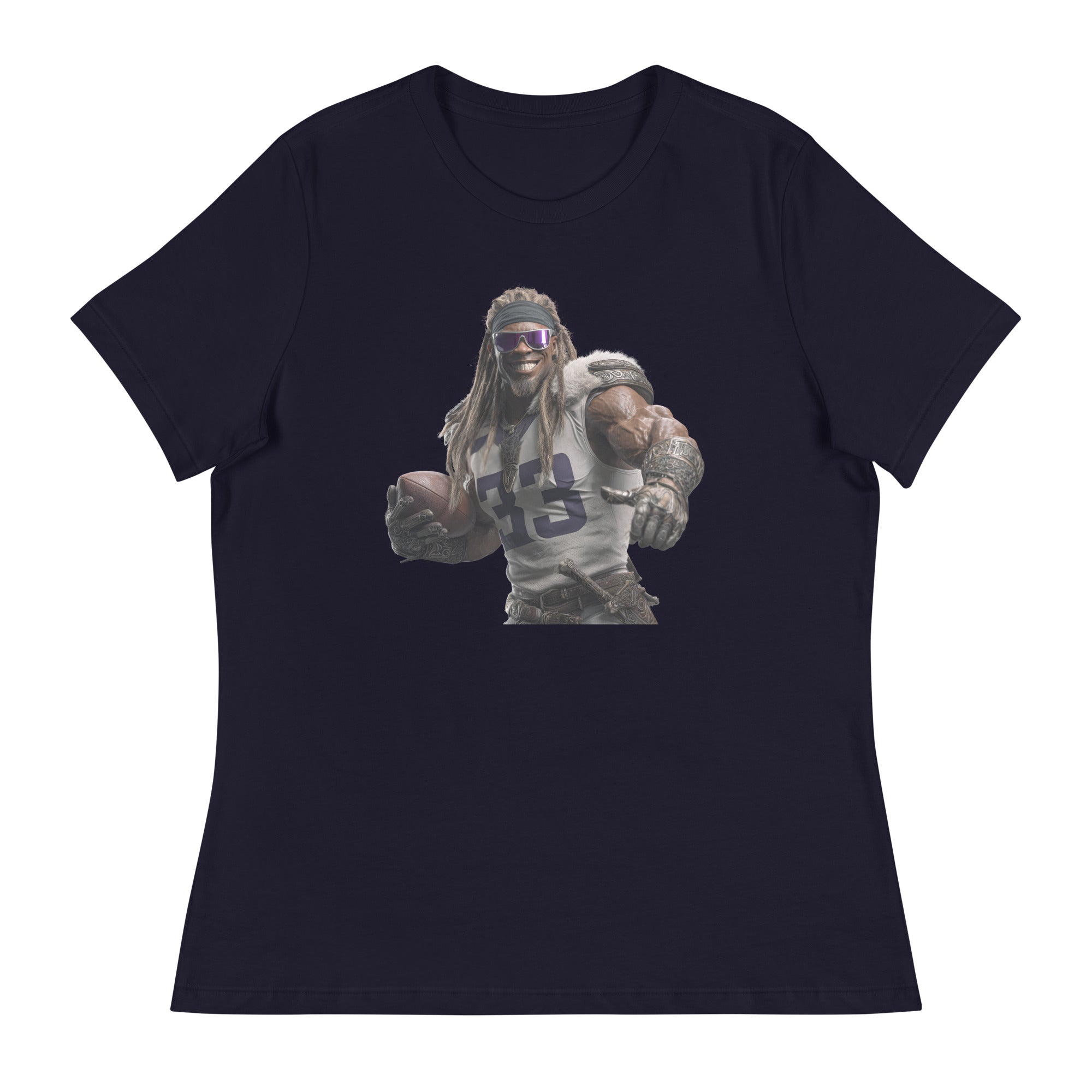 Viking 8 W Women's Relaxed T-Shirt Navy