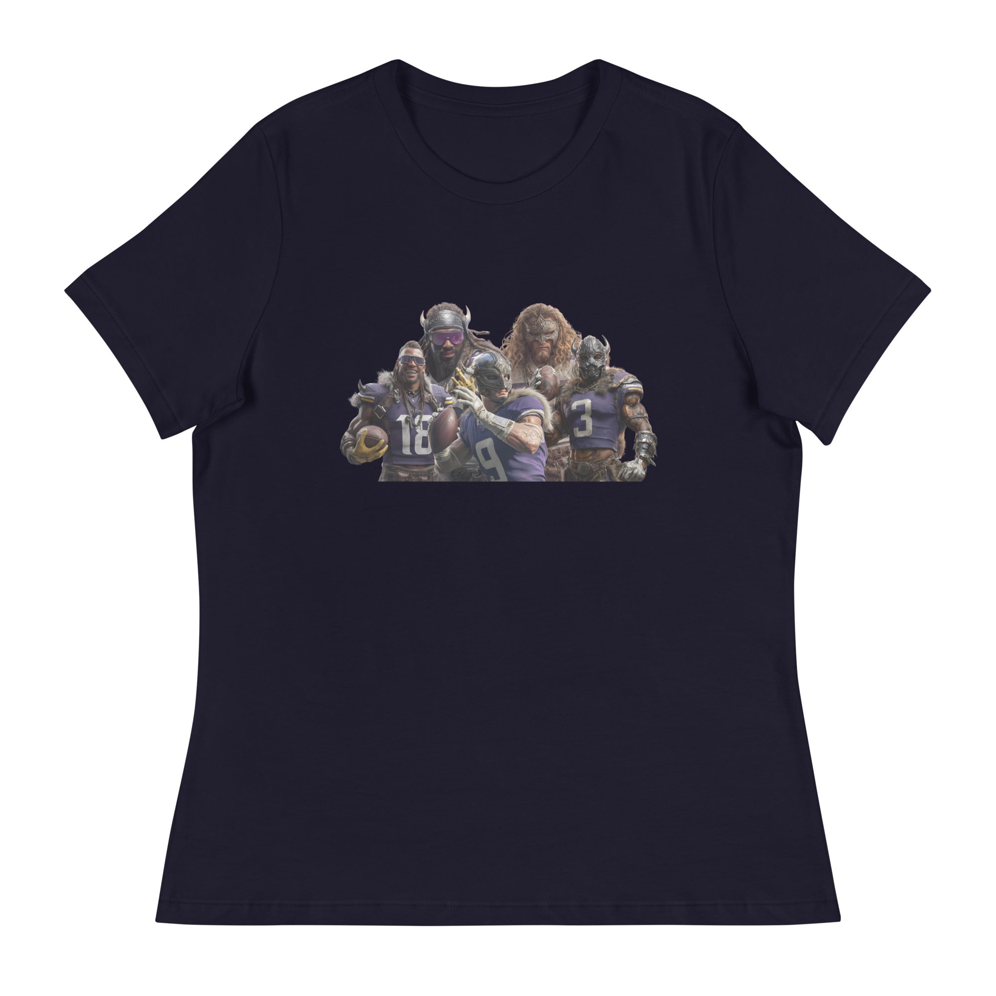 Viking 11 W Women's Relaxed T-Shirt Navy