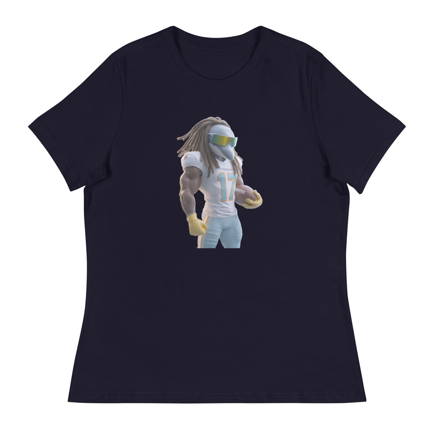 Dolphin 11 W Women's Relaxed T-Shirt Navy