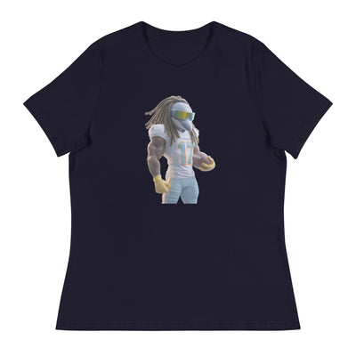 Dolphin 11 W Women's Relaxed T-Shirt Navy