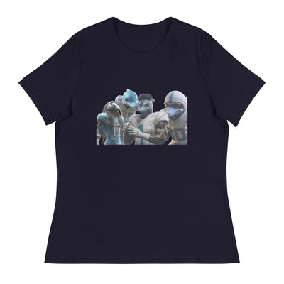 Dolphin 12 W Women's Relaxed T-Shirt Navy