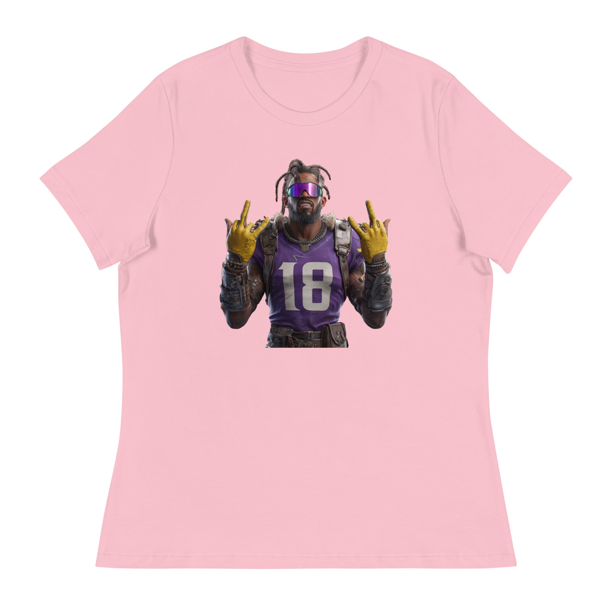 Viking 4 W Women's Relaxed T-Shirt Pink