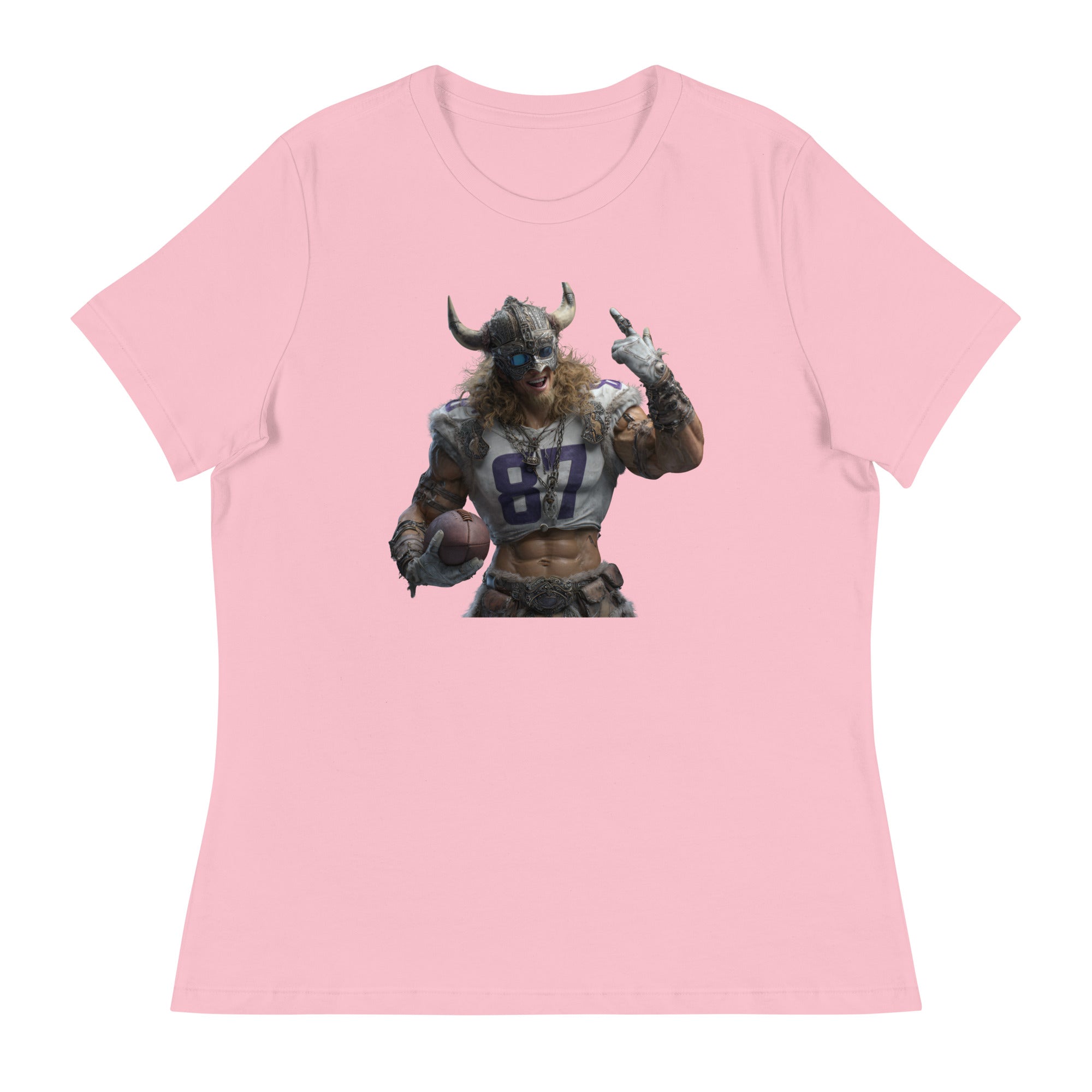 Viking 10 W Women's Relaxed T-Shirt Pink