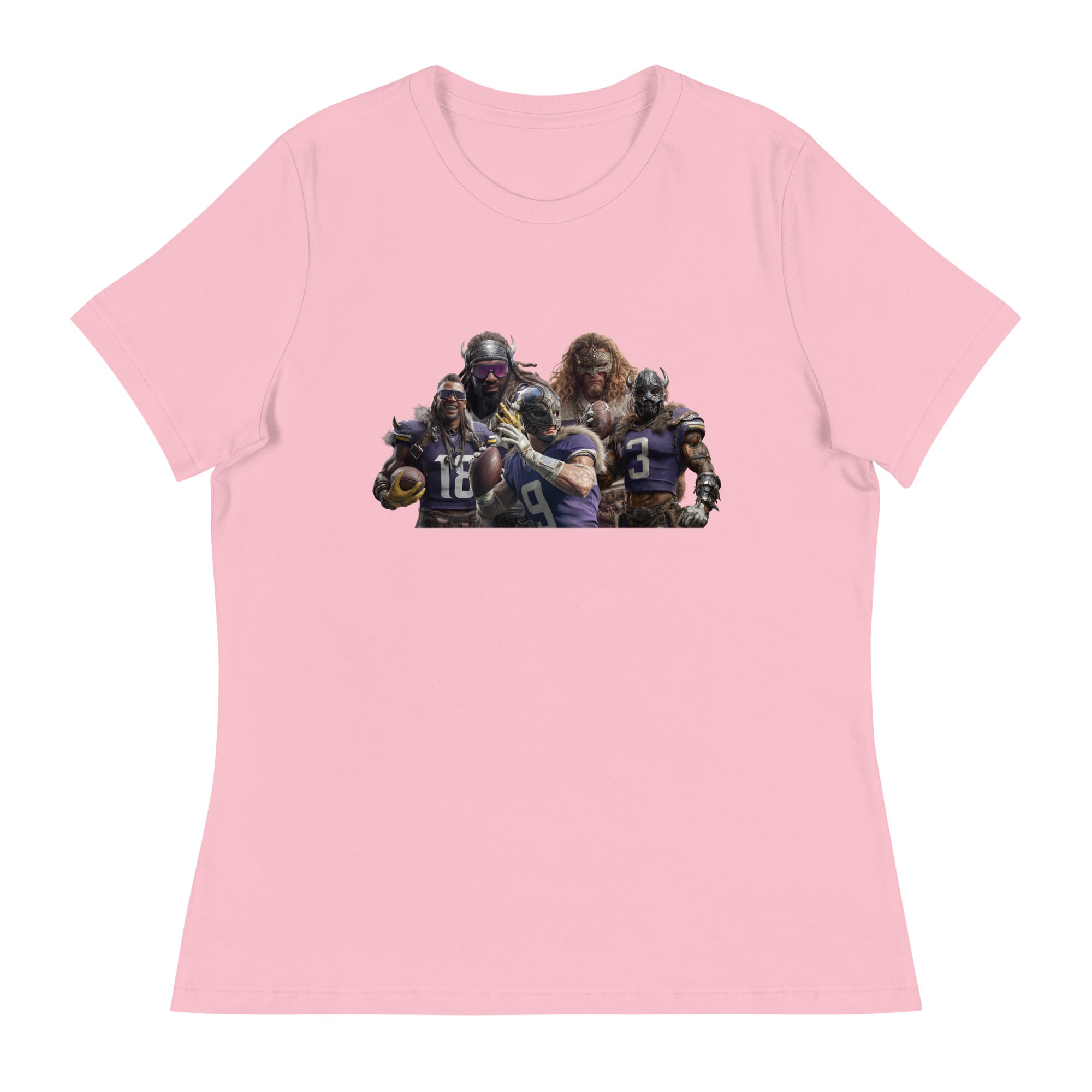 Viking 11 W Women's Relaxed T-Shirt Pink